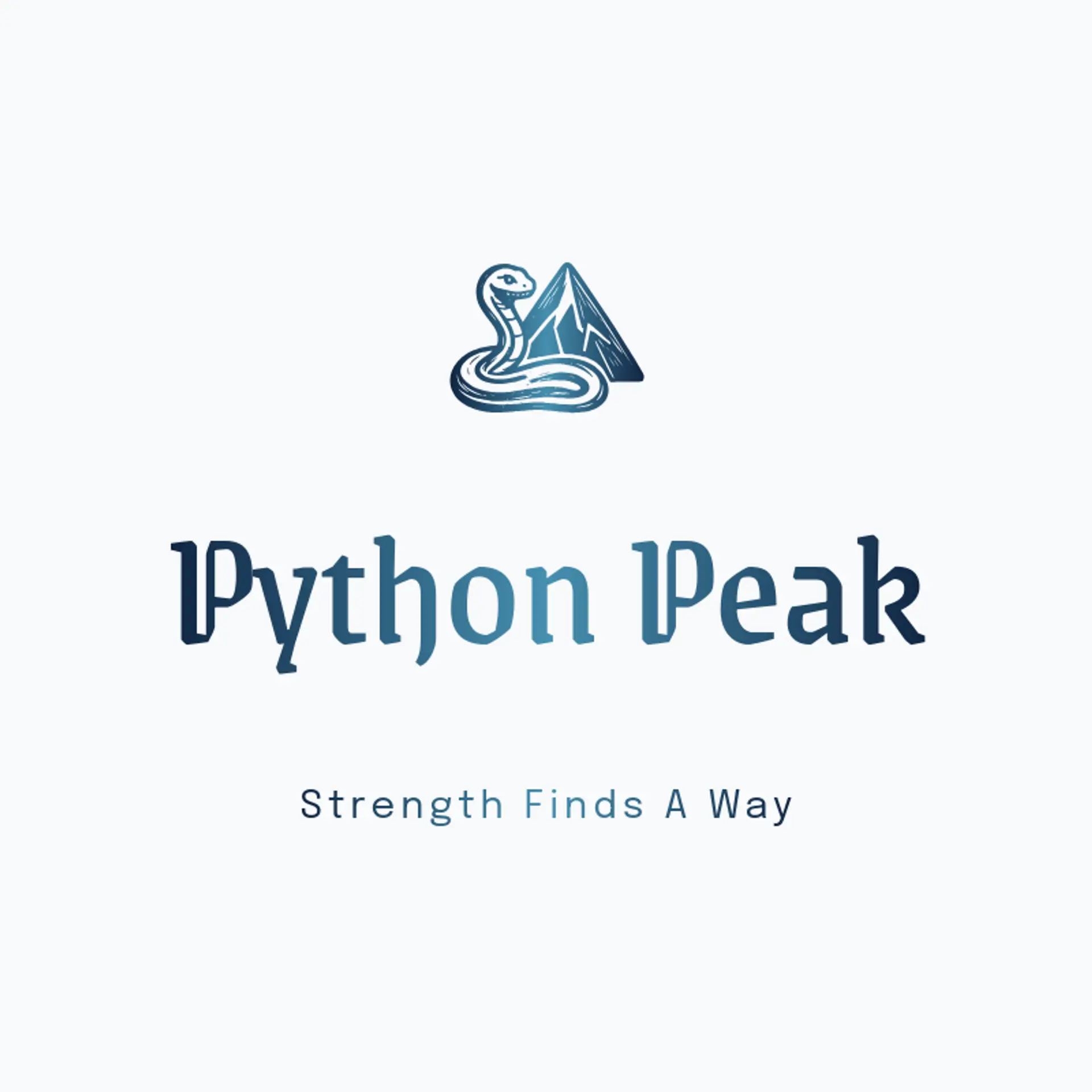 Python Peak logo for snake