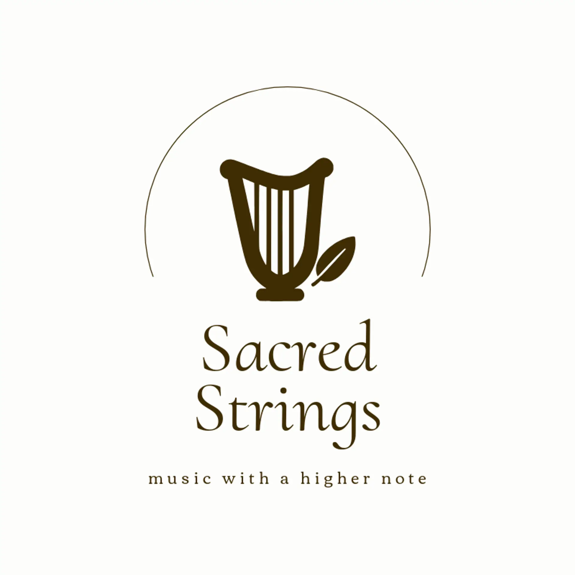 Sacred Strings logo for angel