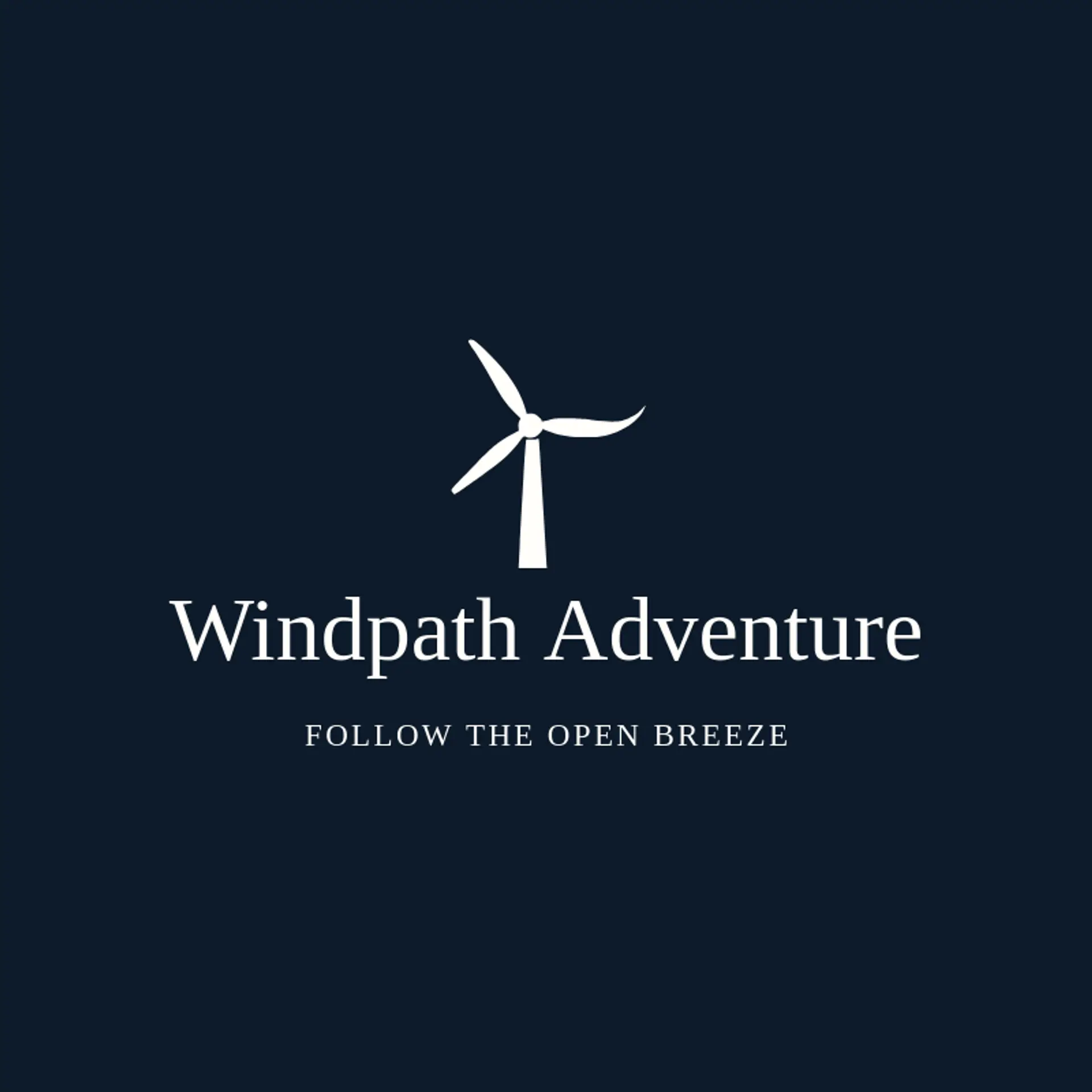 Windpath Adventure logo for wind