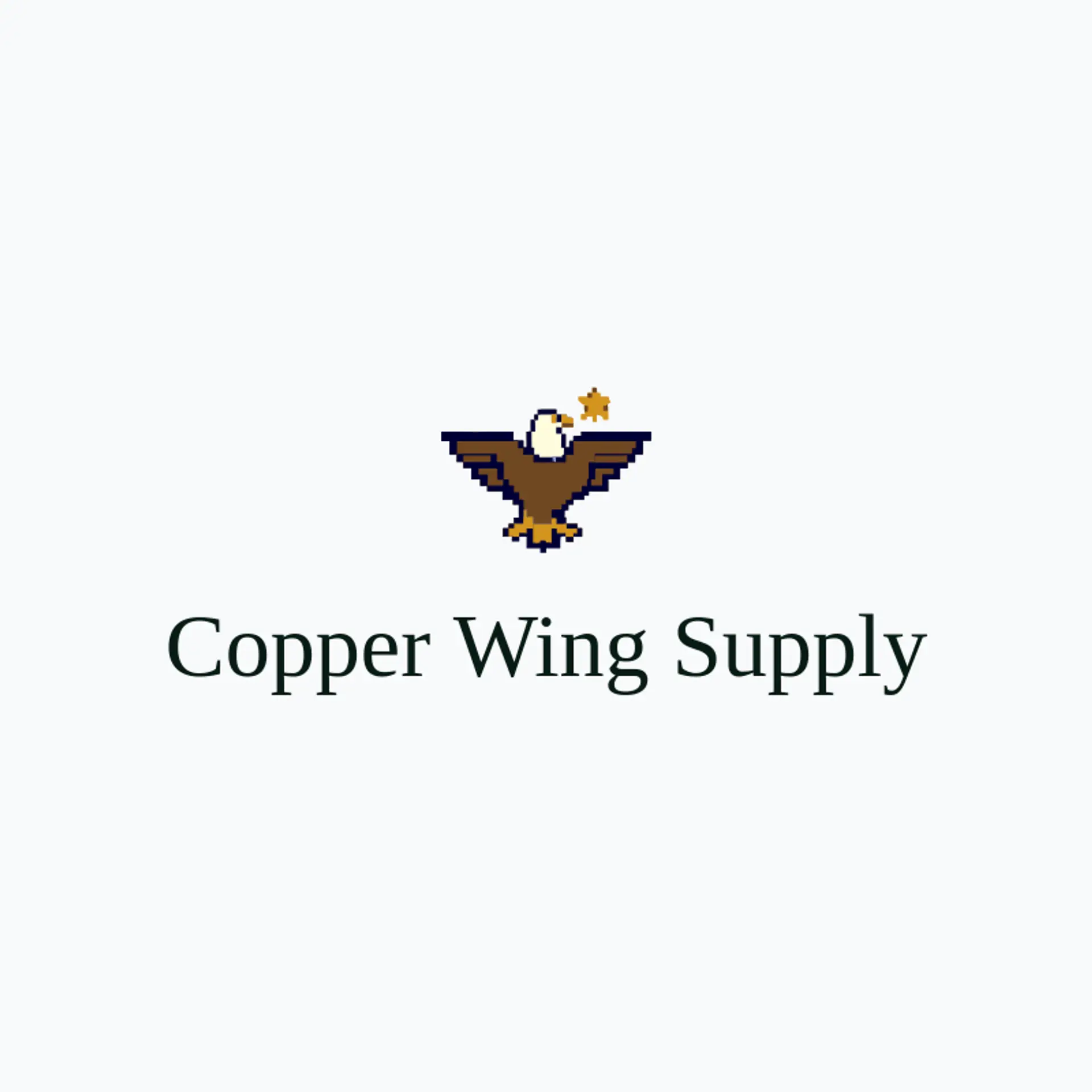 Copper Wing Supply logo for american eagle
