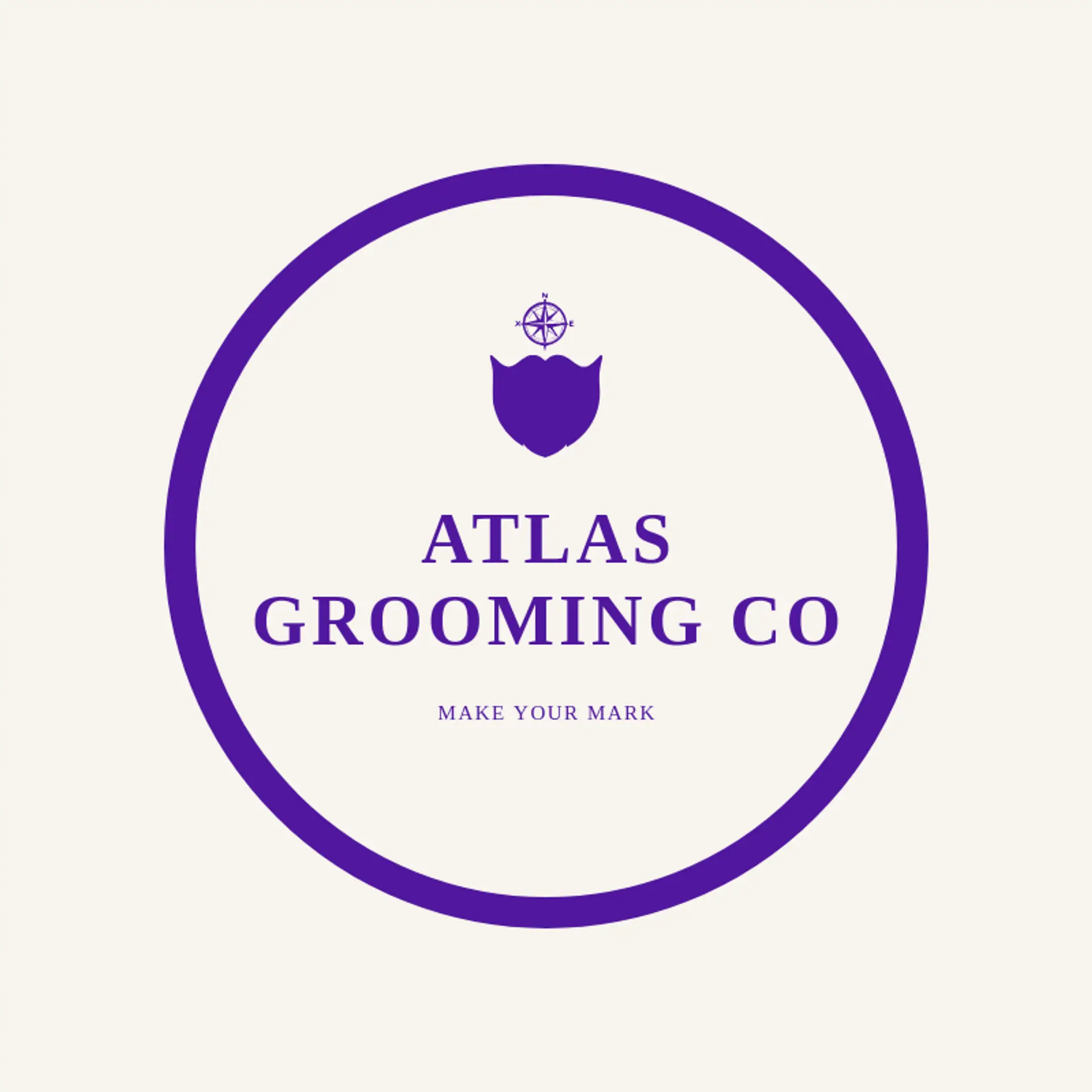 Atlas Grooming Co logo for beard