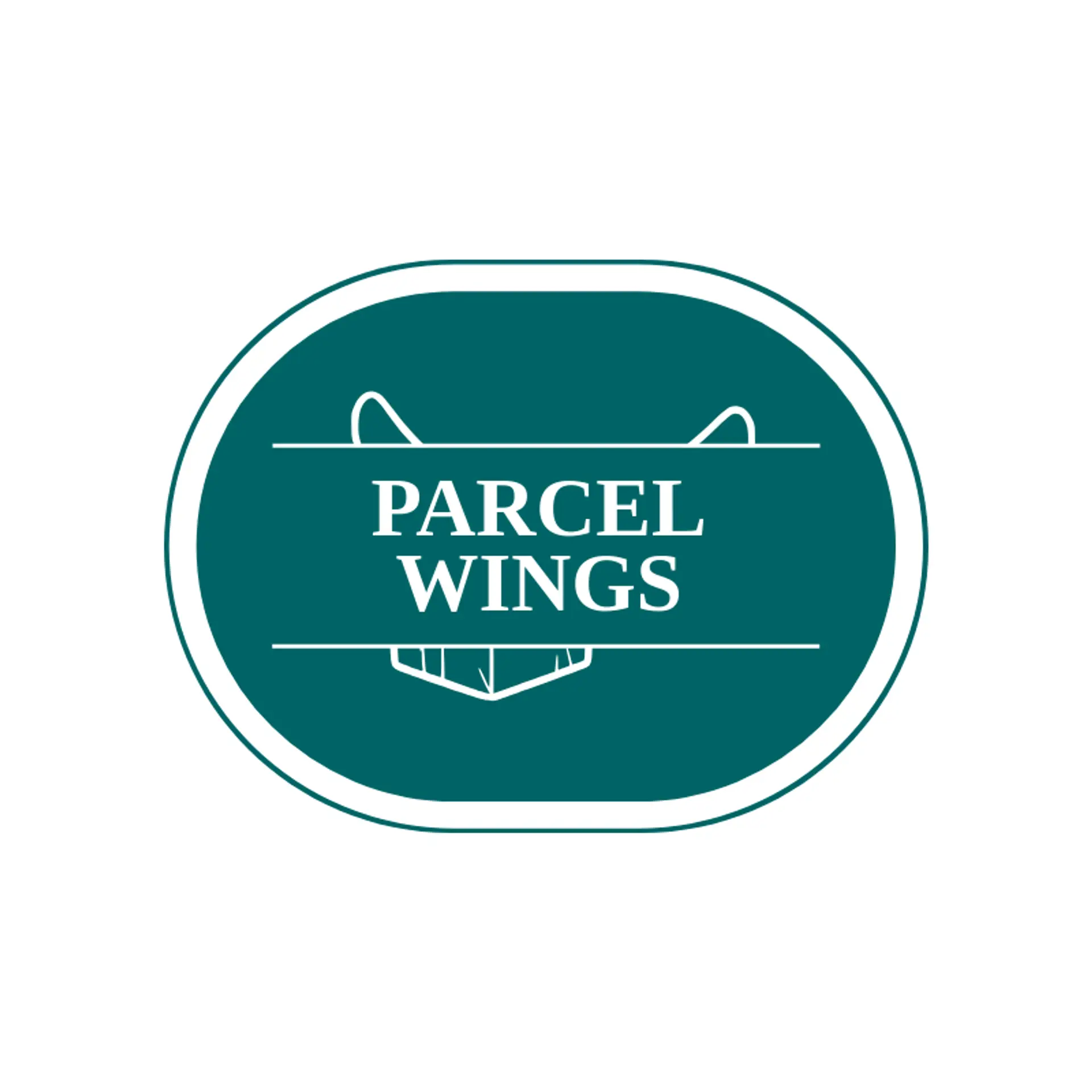 Parcel Wings logo for airport