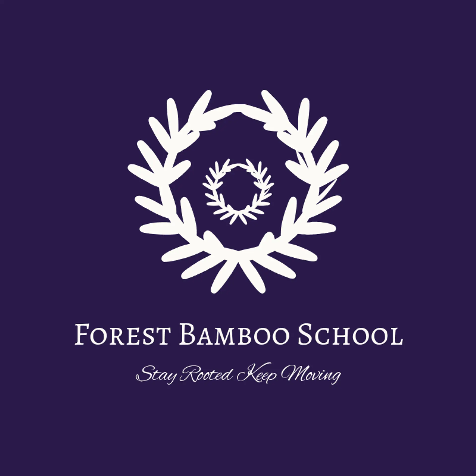 Forest Bamboo School logo for ninja