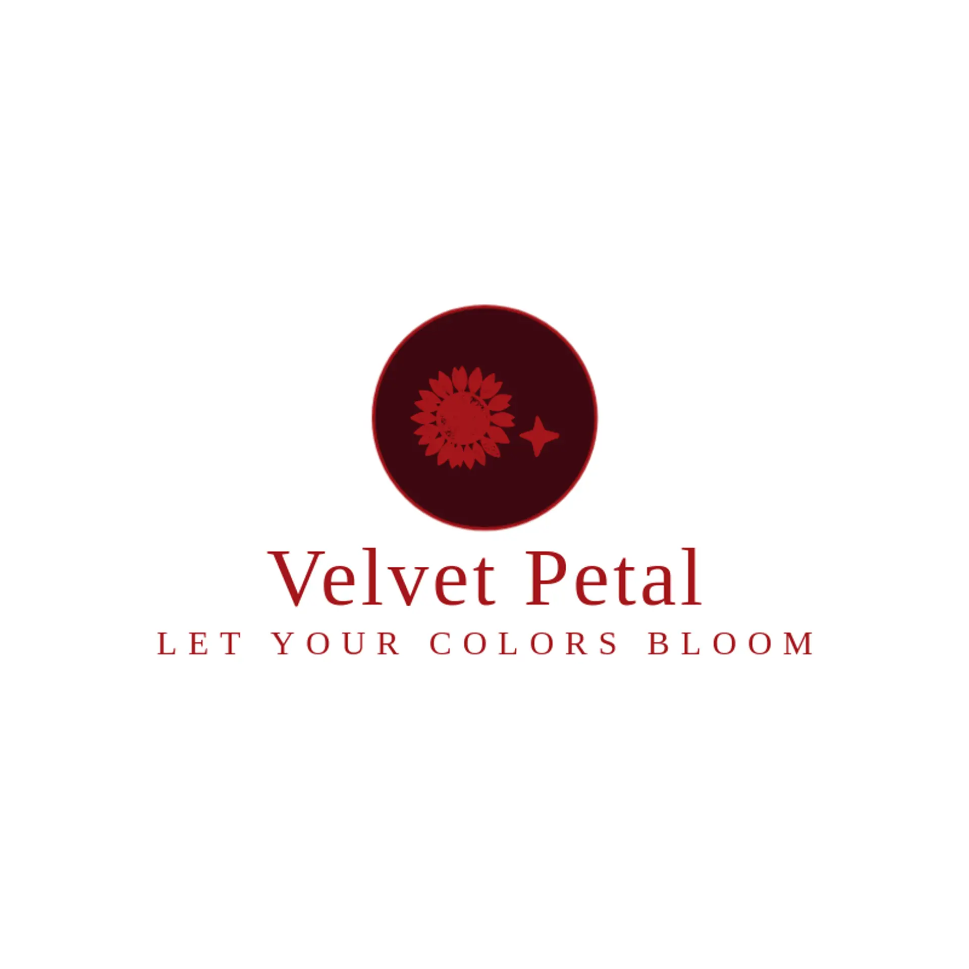 Velvet Petal logo for hippie