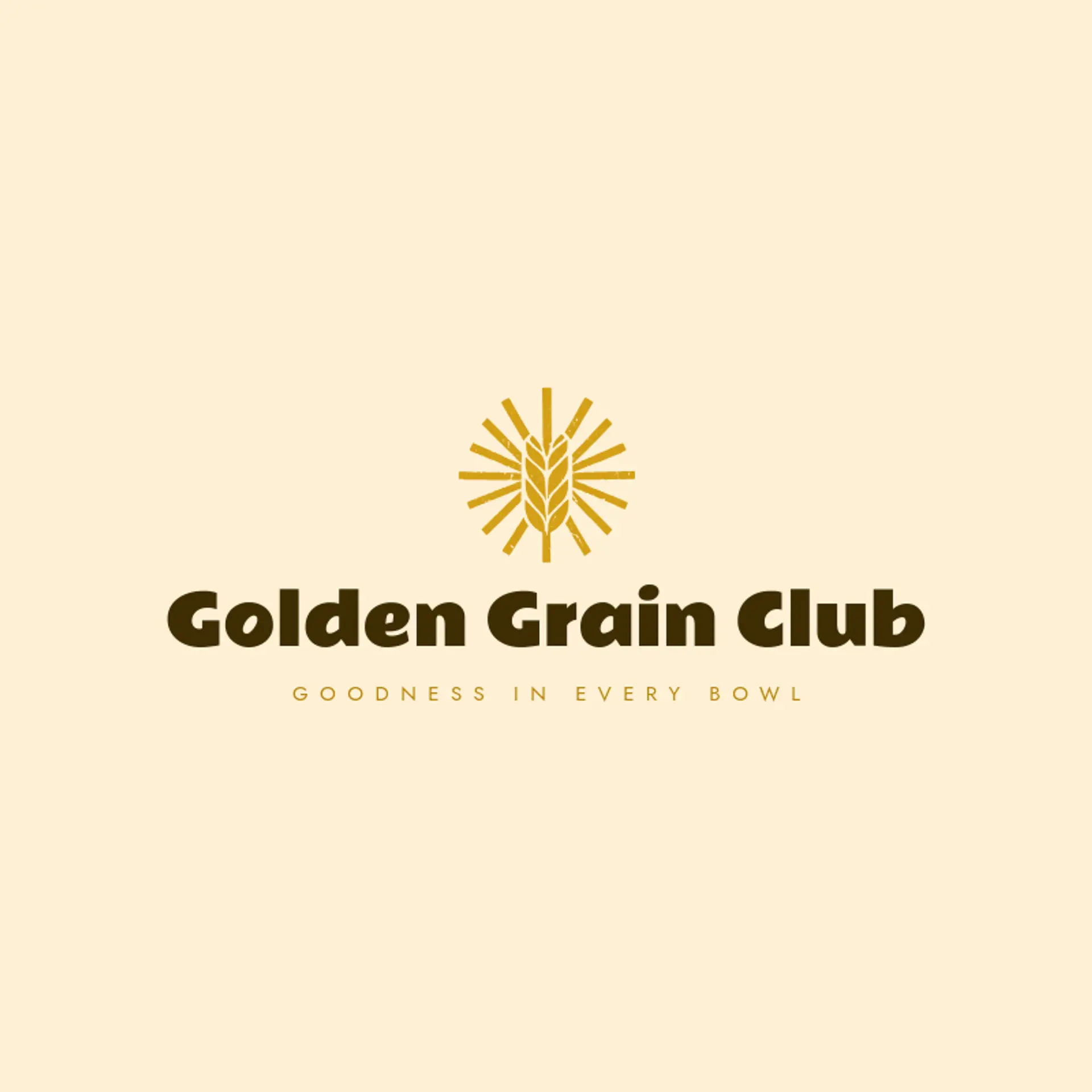 Golden Grain Club logo for cereal