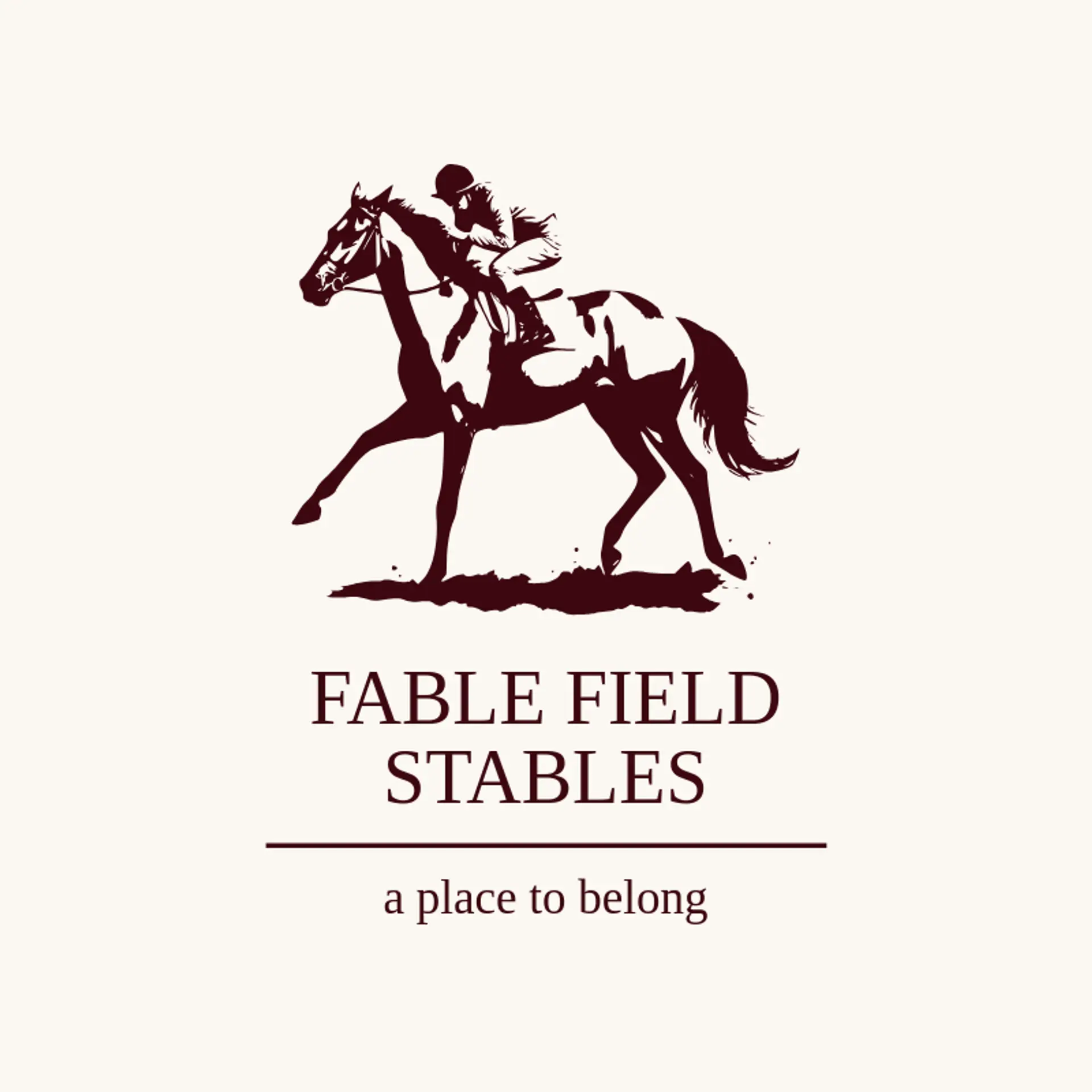 Fable Field Stables logo for jockey
