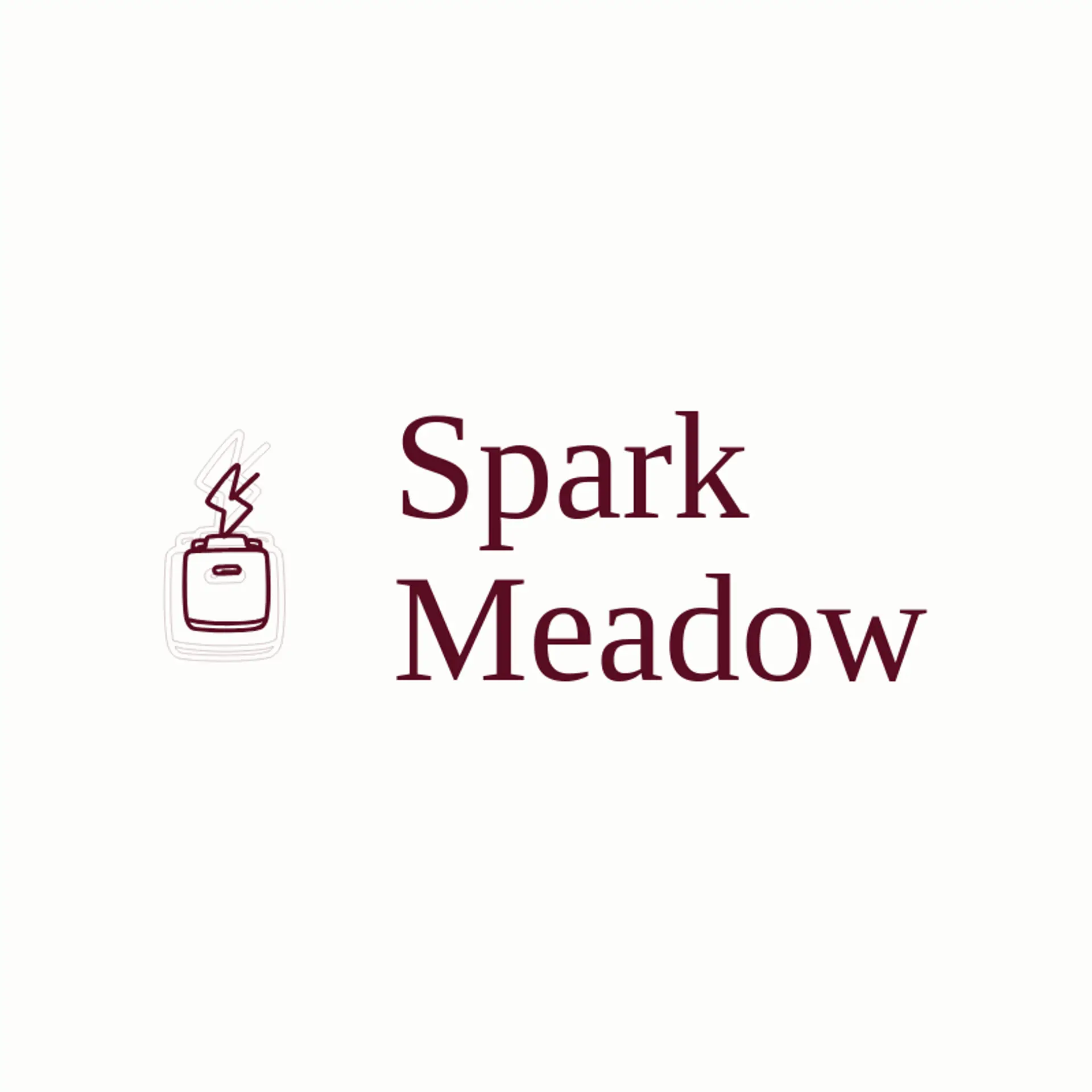 Spark Meadow logo for charger