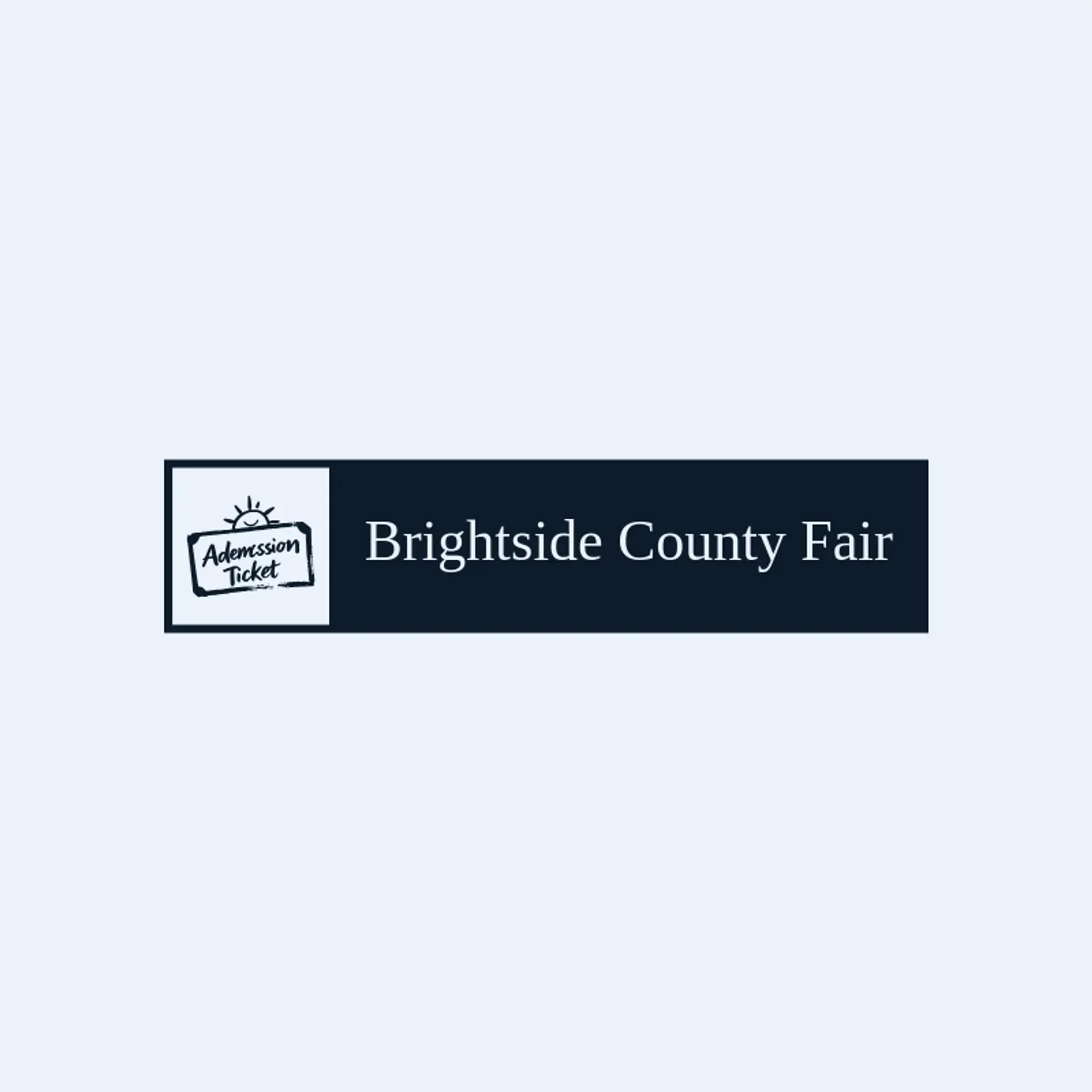 Brightside County Fair logo for fair