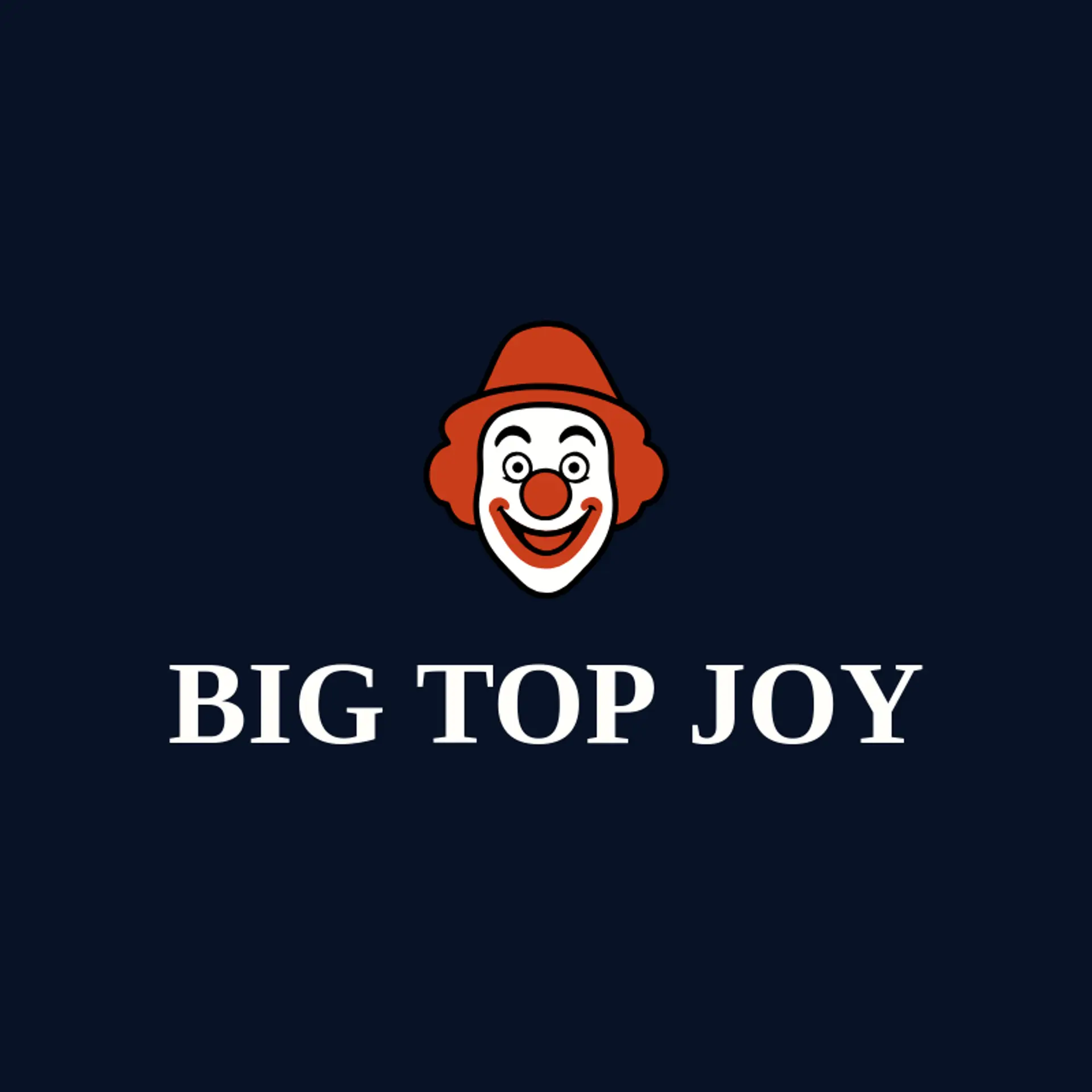 Big Top Joy logo for clown