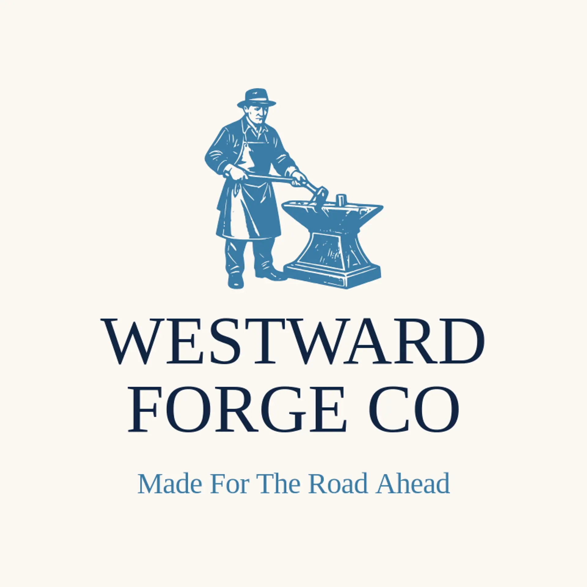 Westward Forge Co logo for blacksmith