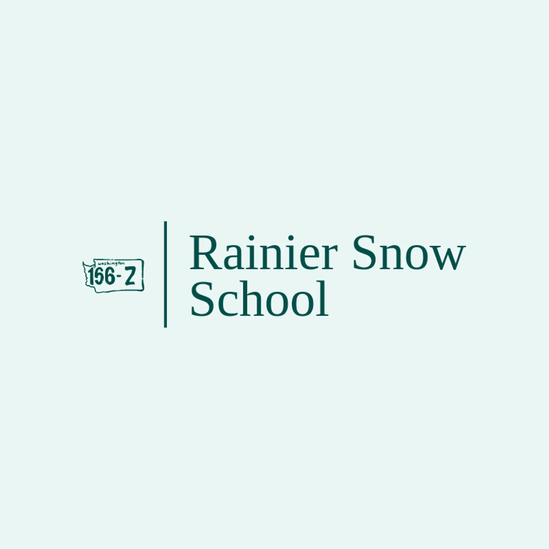 Rainier Snow School logo for washington