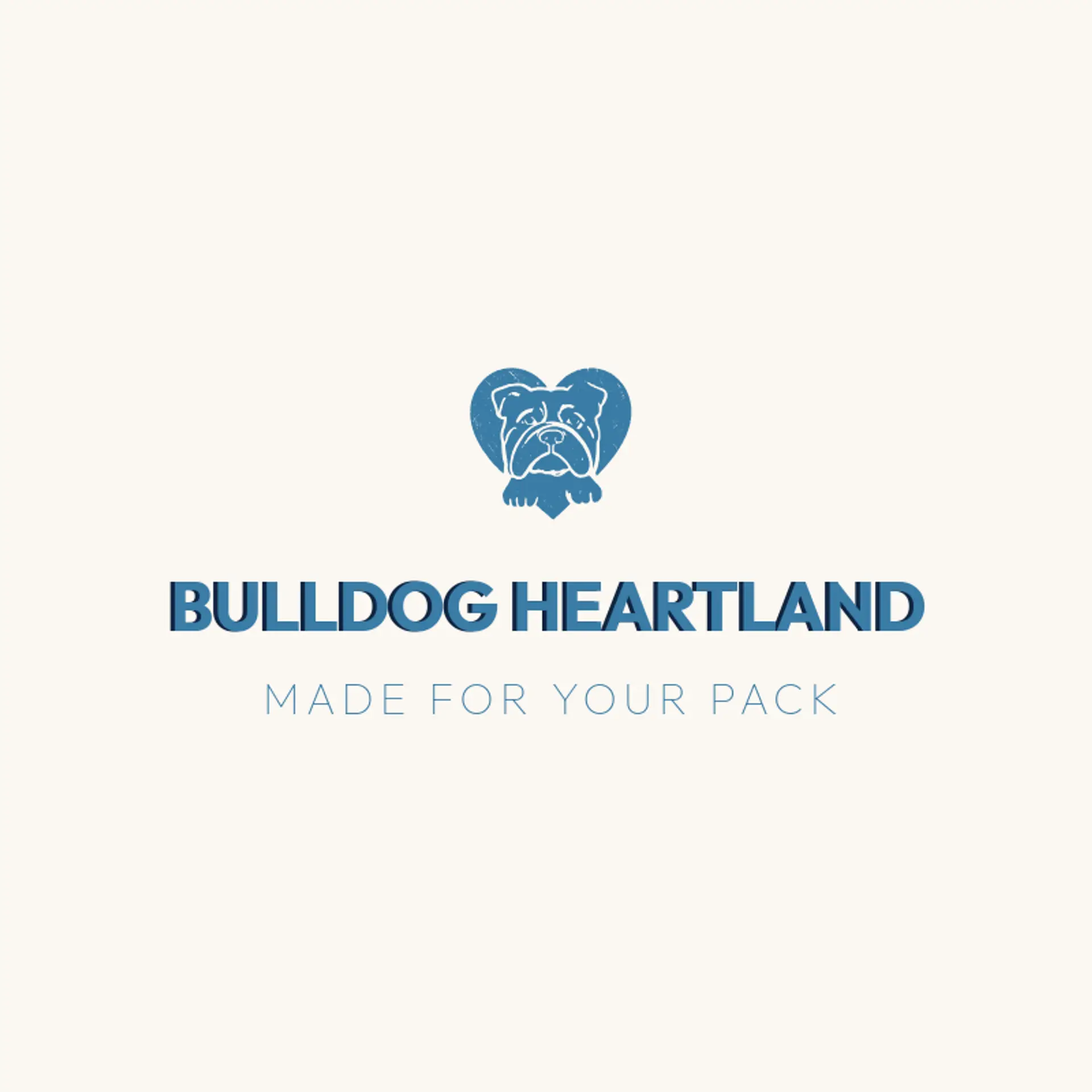 Bulldog Heartland logo for bulldog
