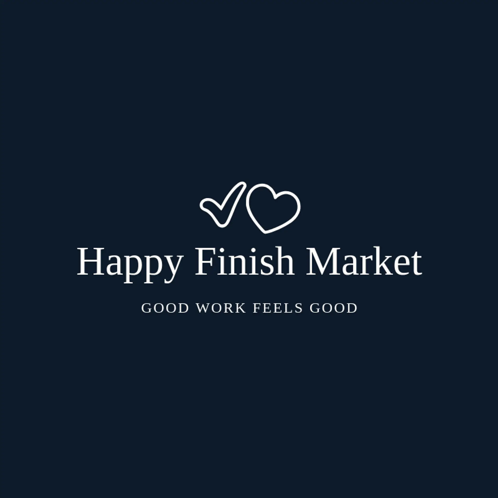 Happy Finish Market logo for check mark