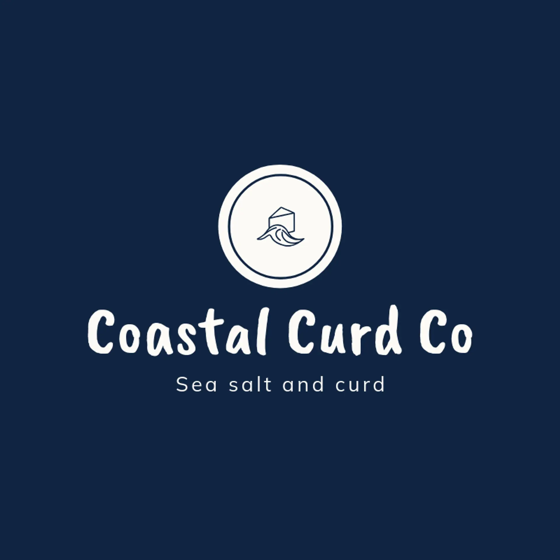 Coastal Curd Co logo for cheese