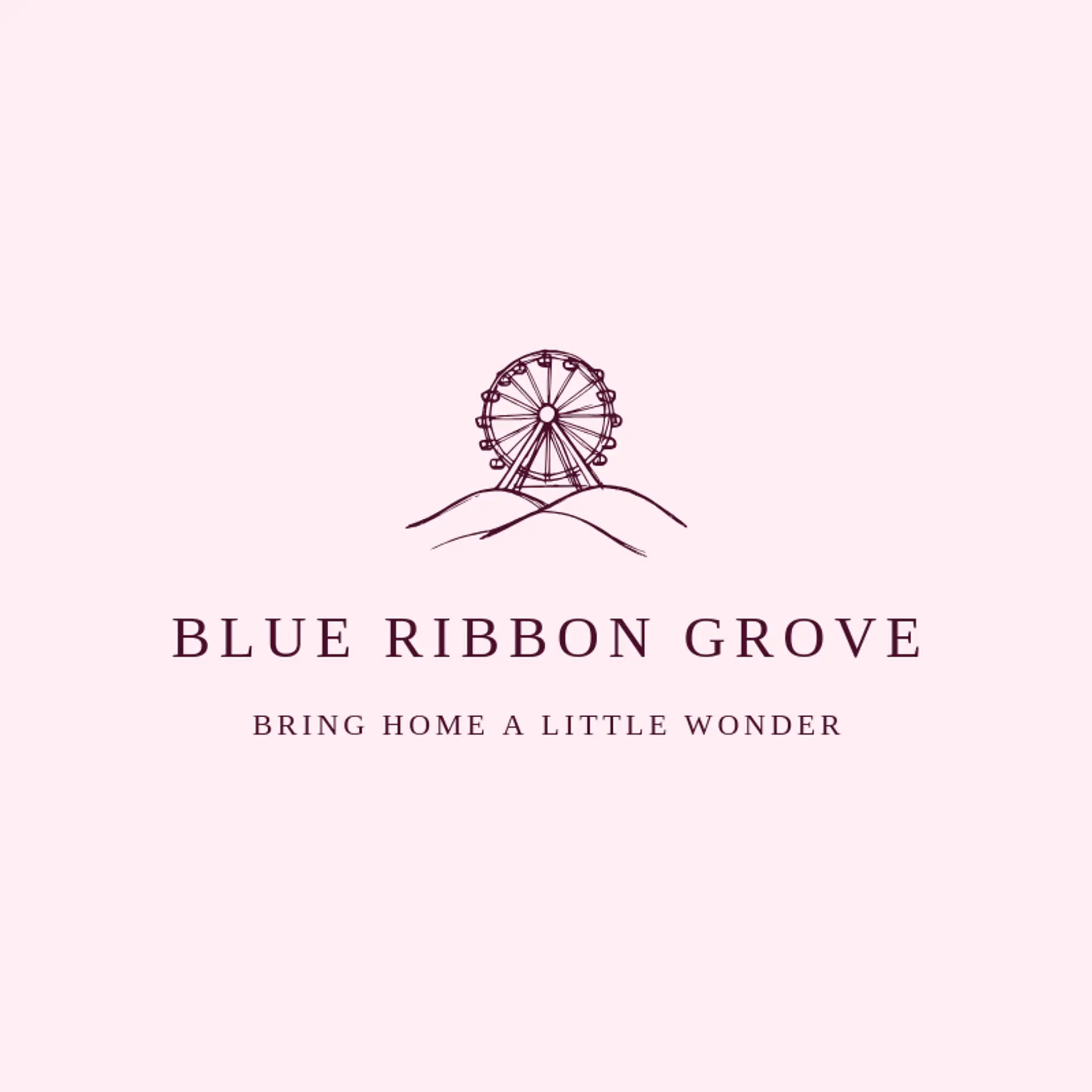 Blue Ribbon Grove logo for fair