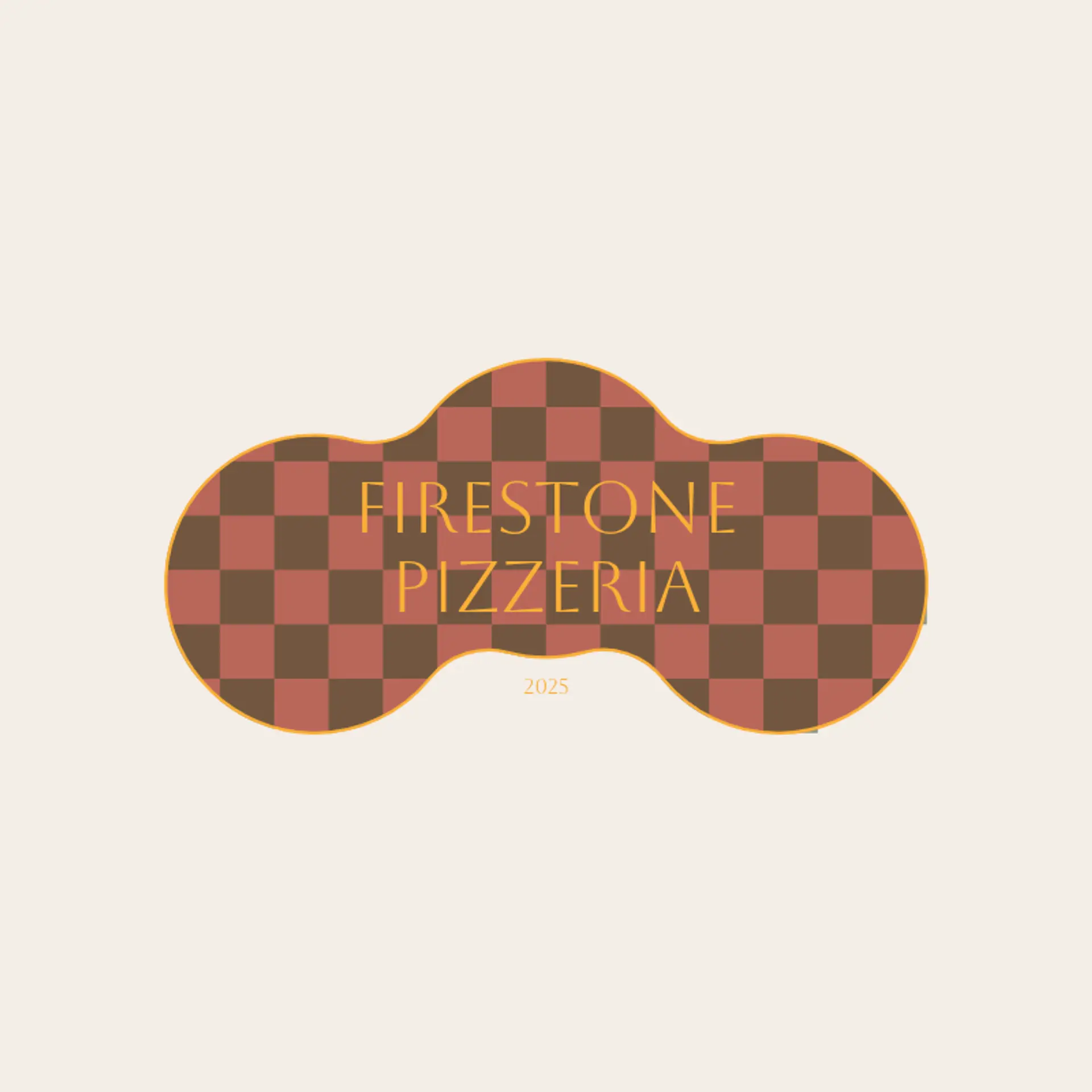 Fire & Slice logo for pizza restaurant