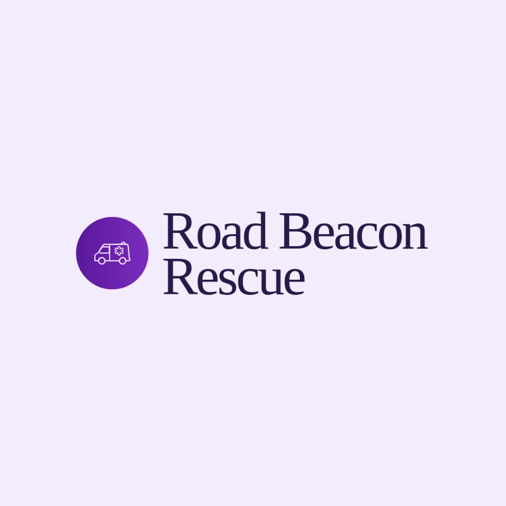 Road Beacon Rescue logo for paramedic