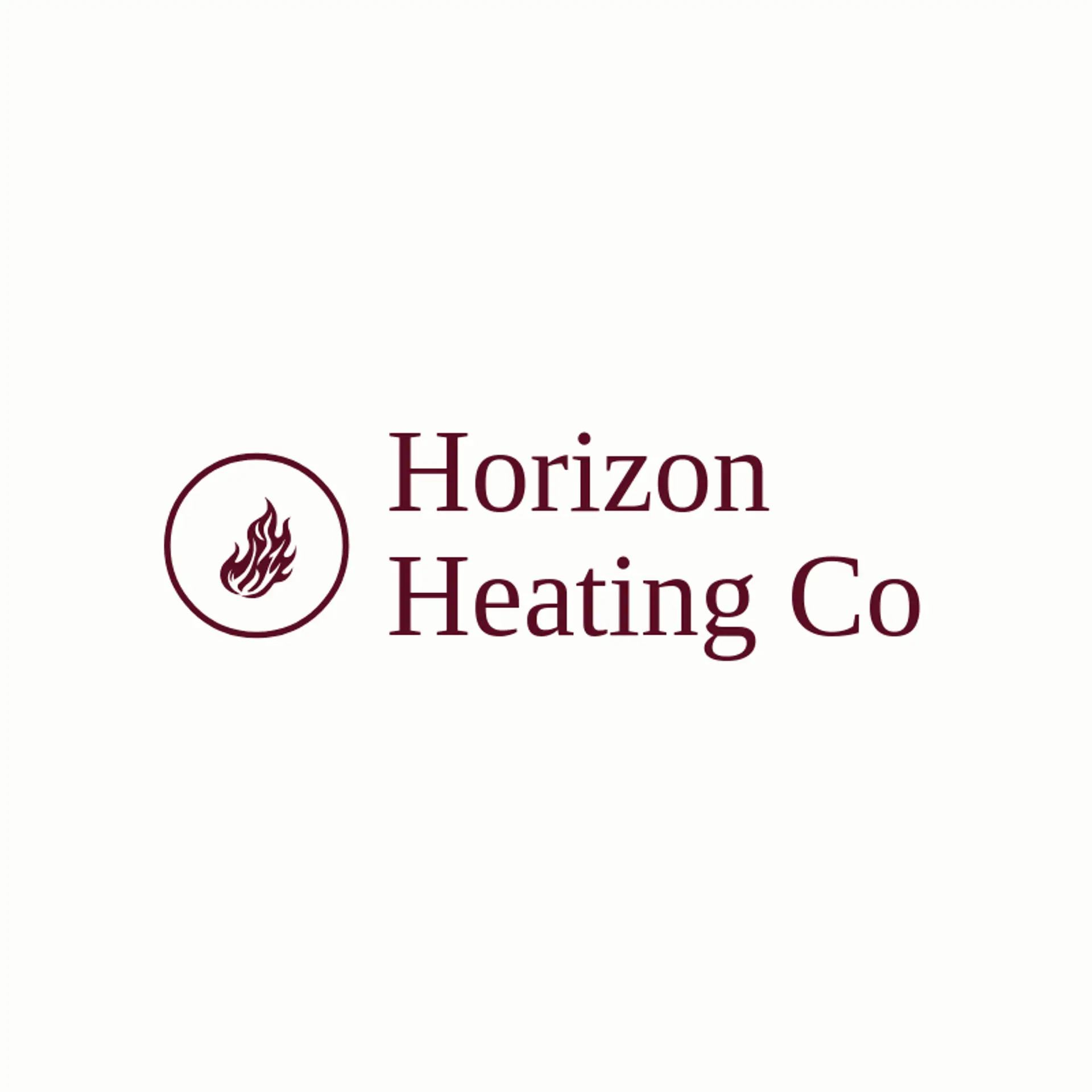Horizon Heating Co logo for heat