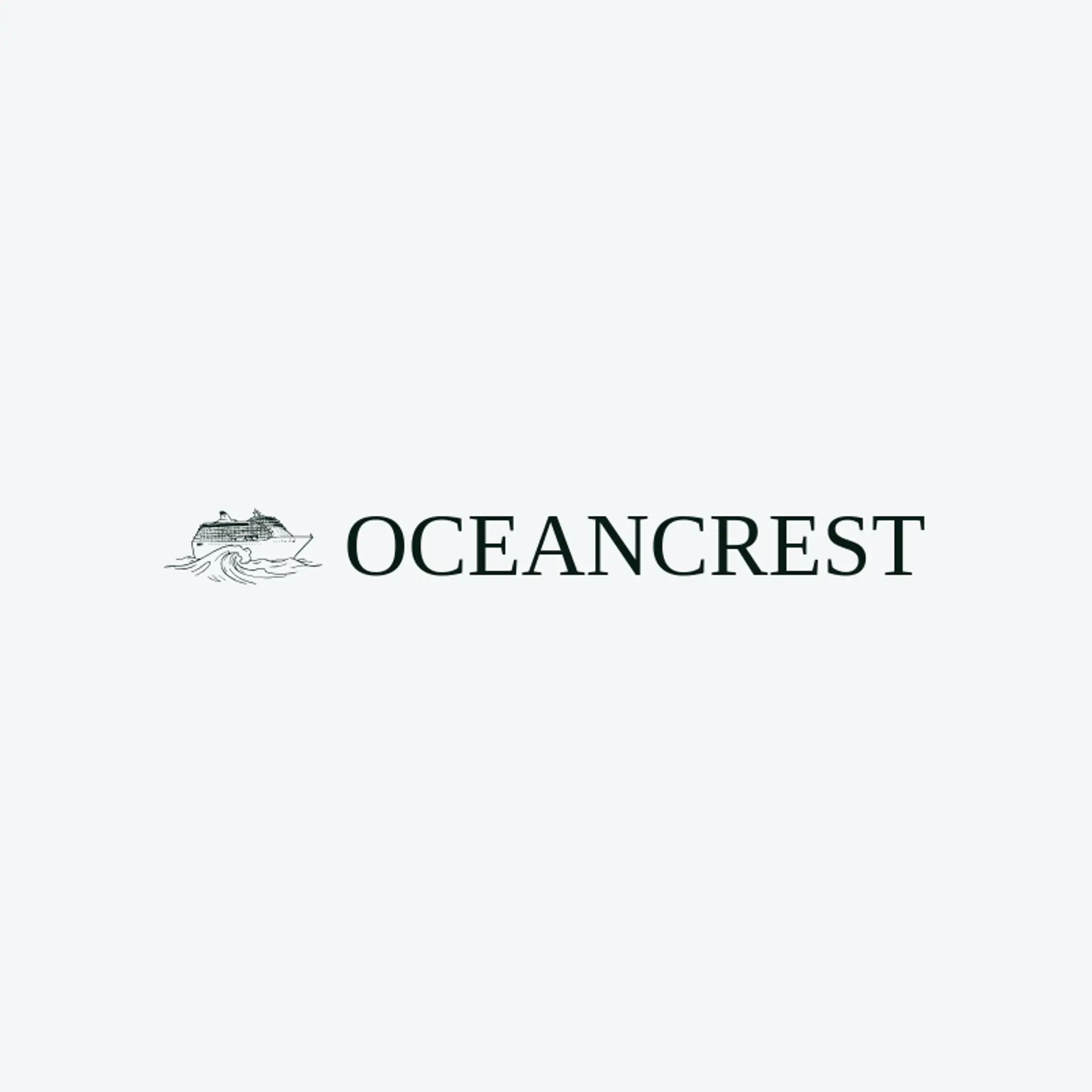 Ocean Crest logo for cruise ship