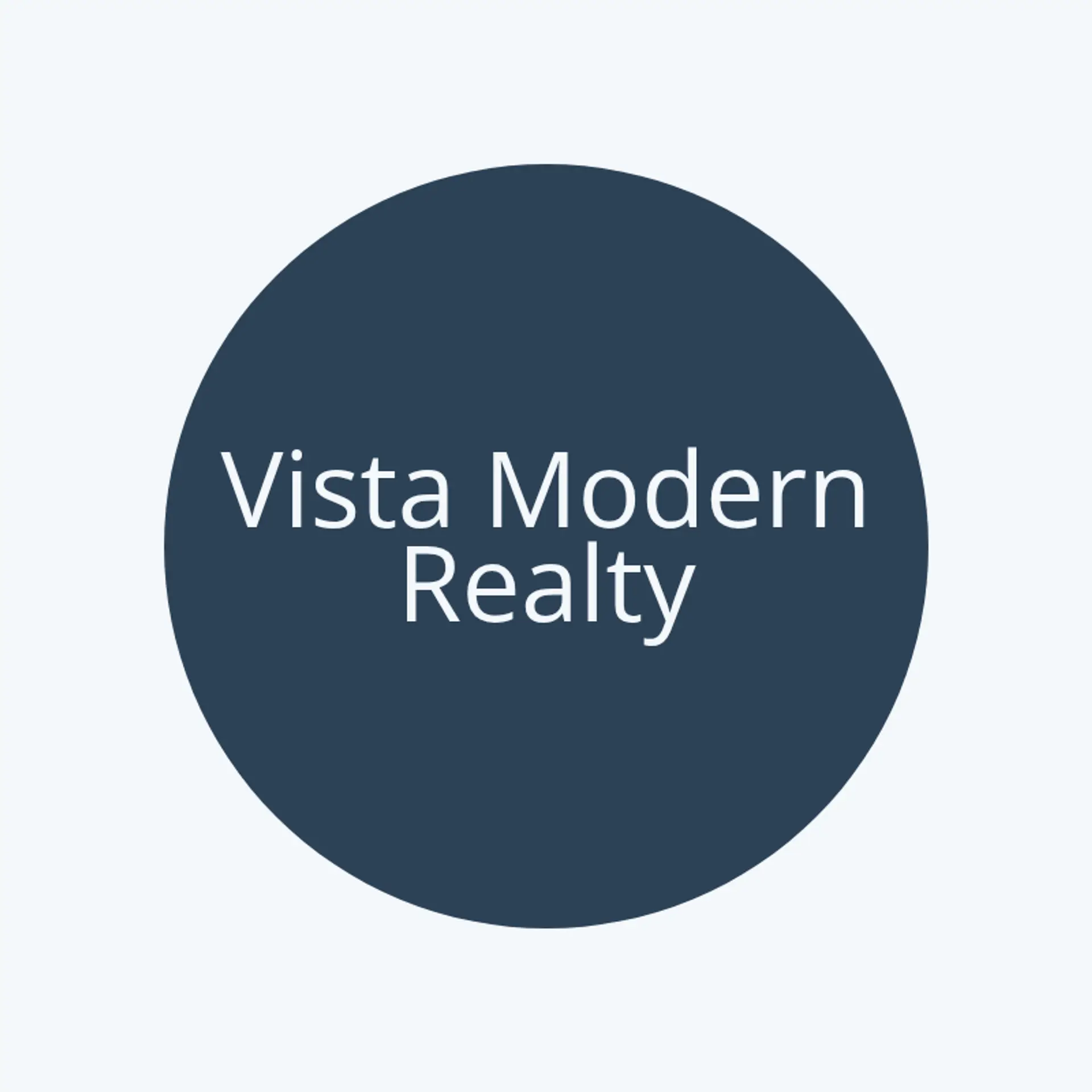 Vista Modern Realty logo for modern real estate