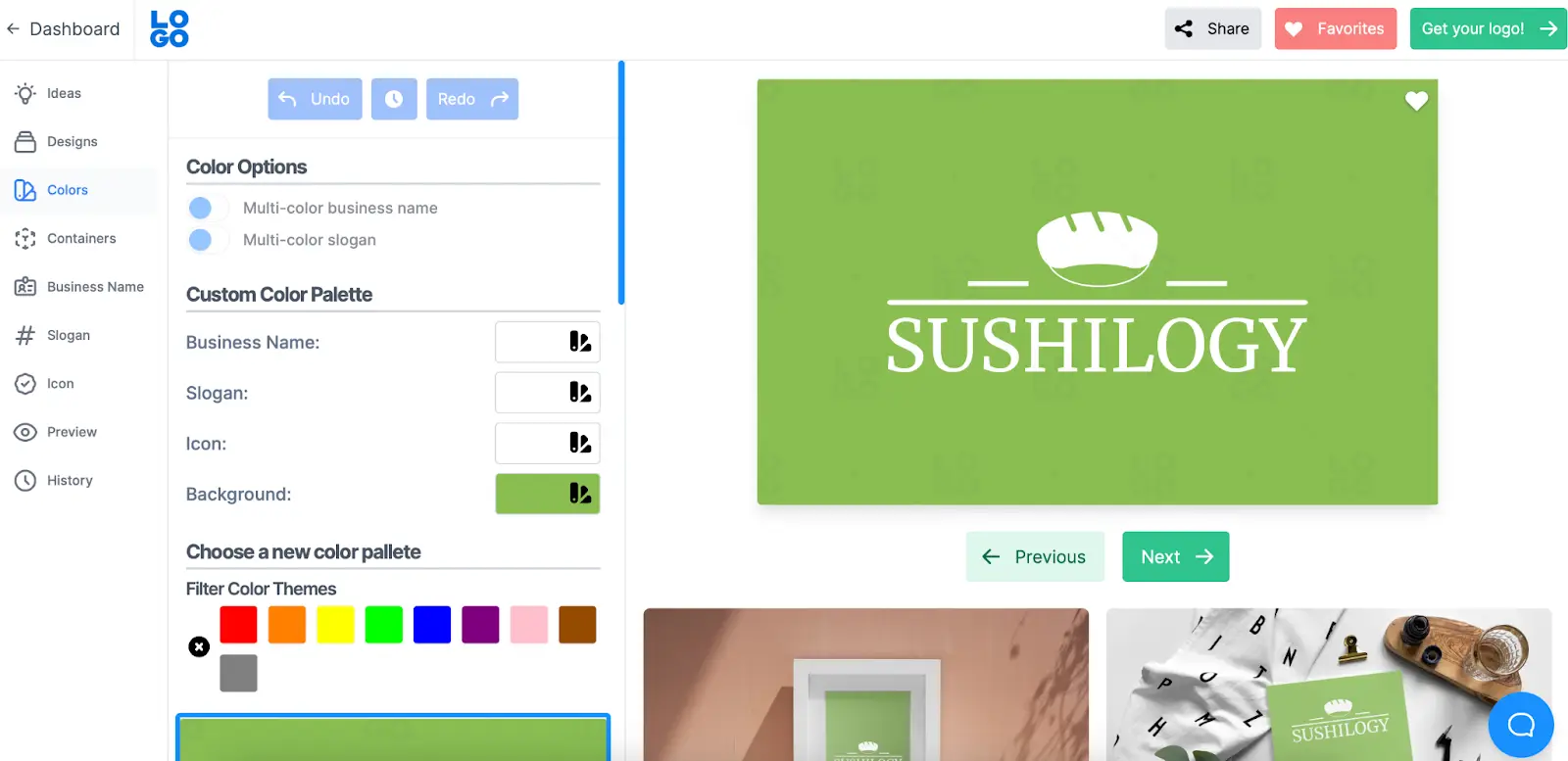 Click the image to customize this logo