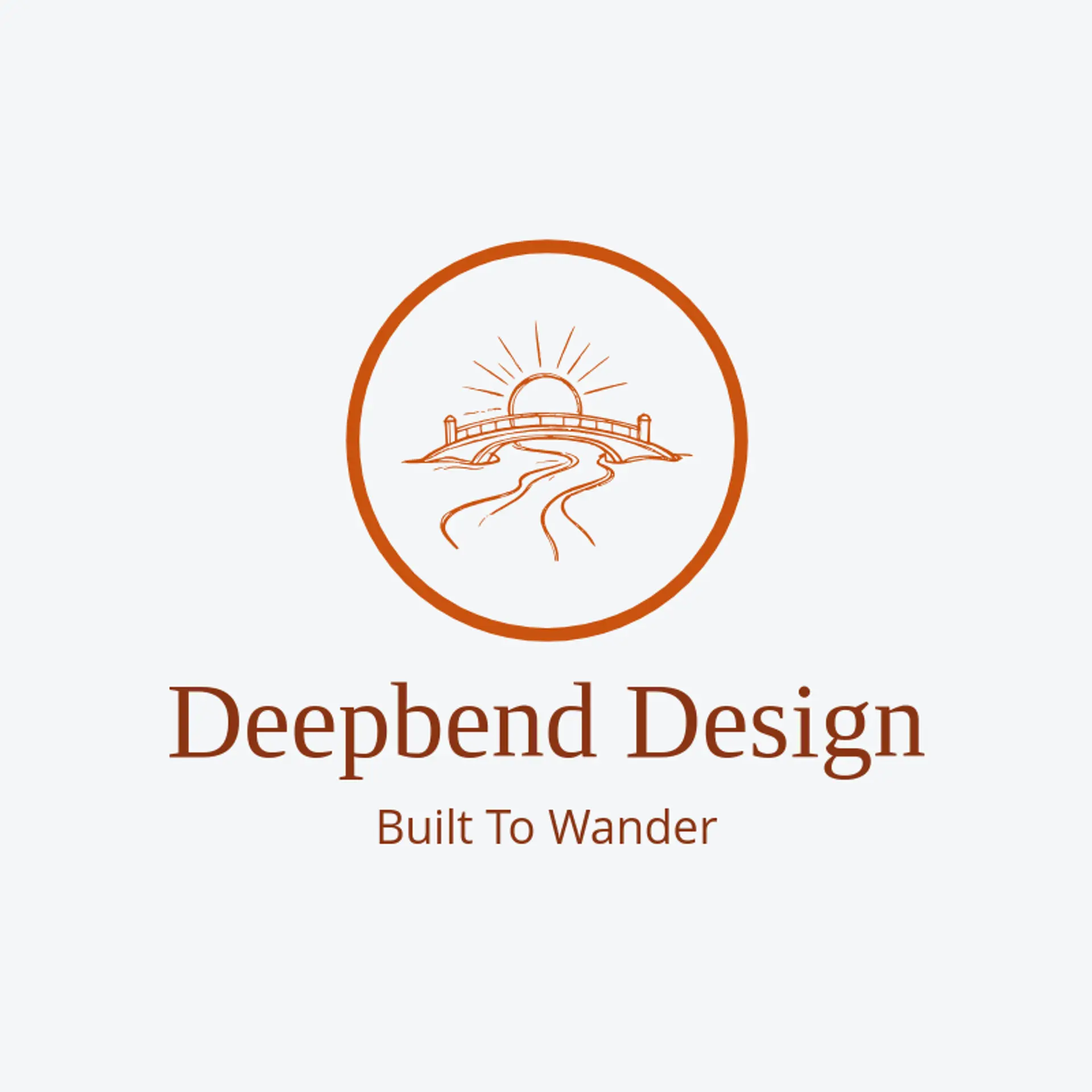 Deepbend Design logo for river
