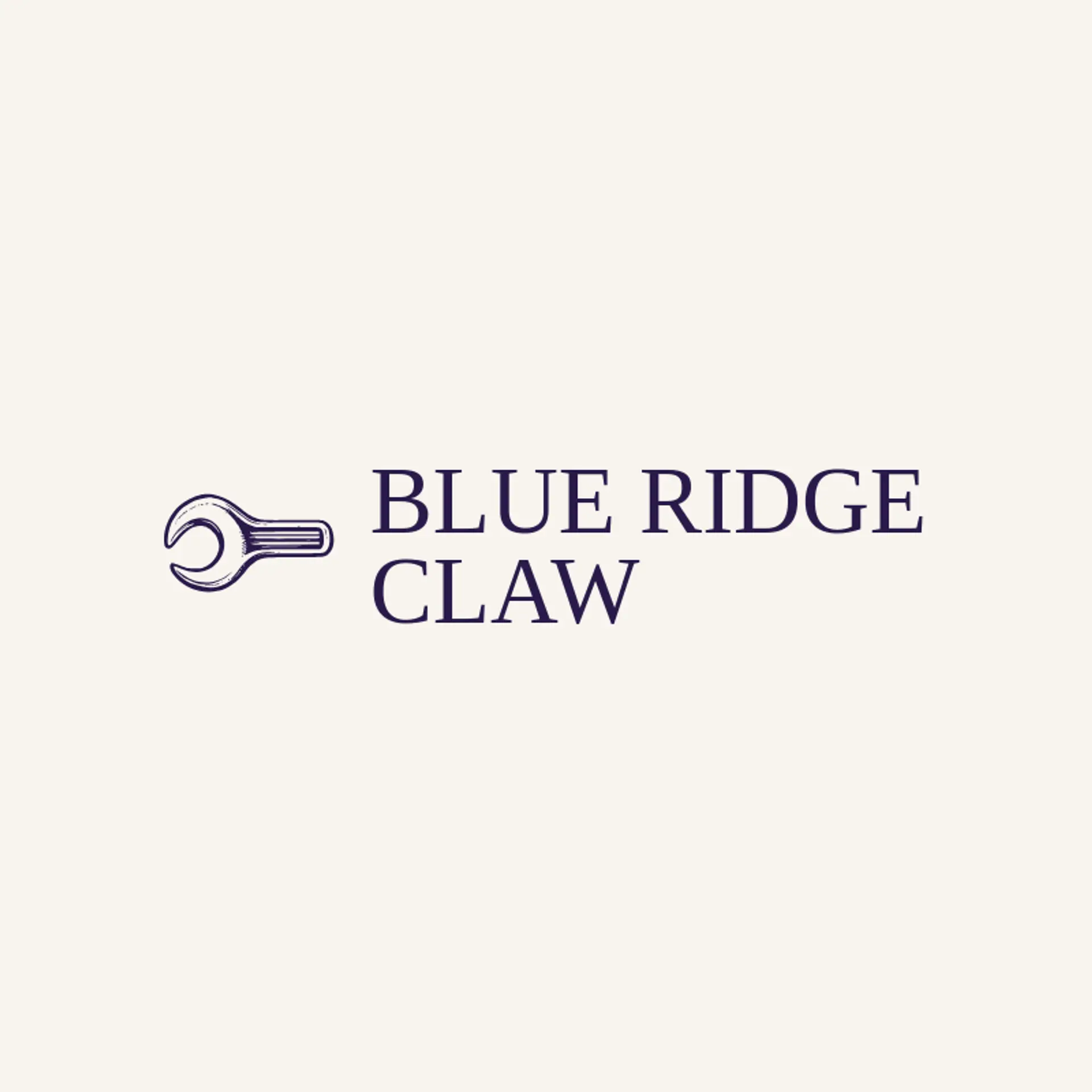 Blue Ridge Claw logo for claw
