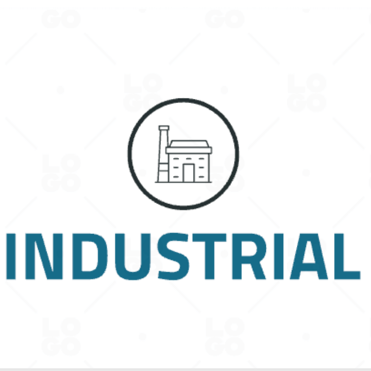 city industry logo design home factory vector icon isolated