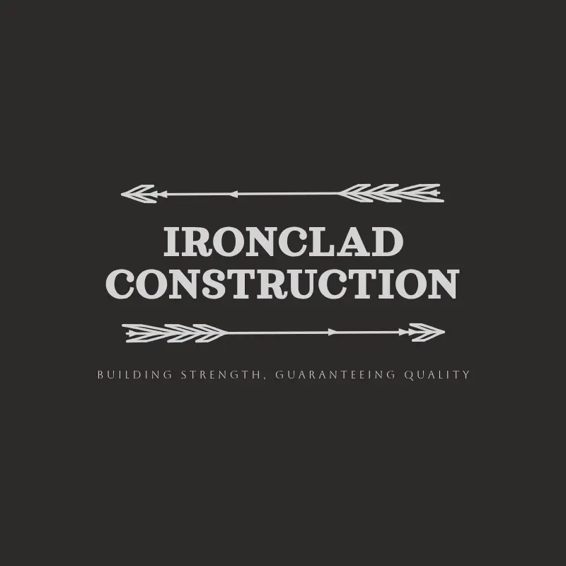 Ironclad Construction logo for construction