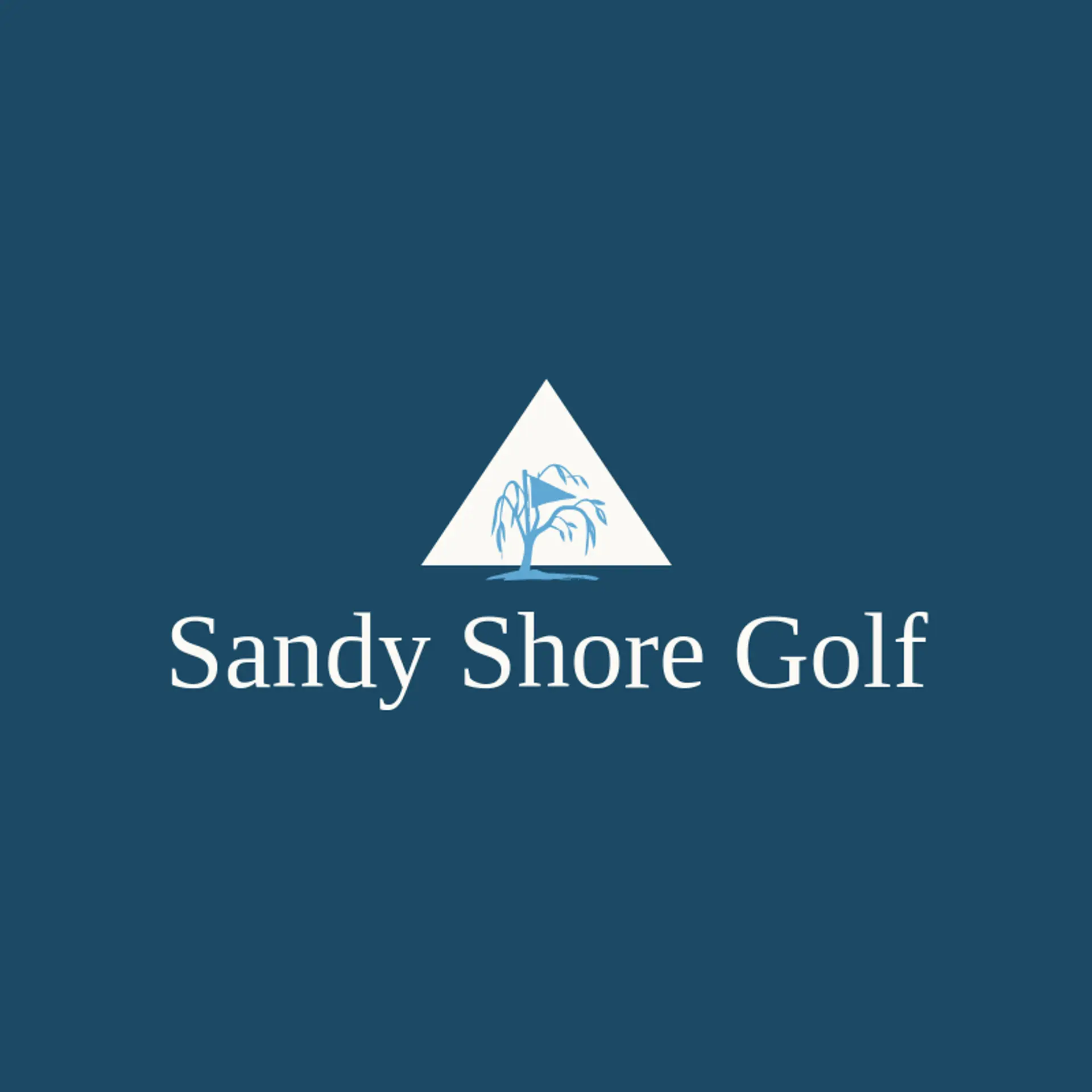 Sandy Shore Golf logo for golf course