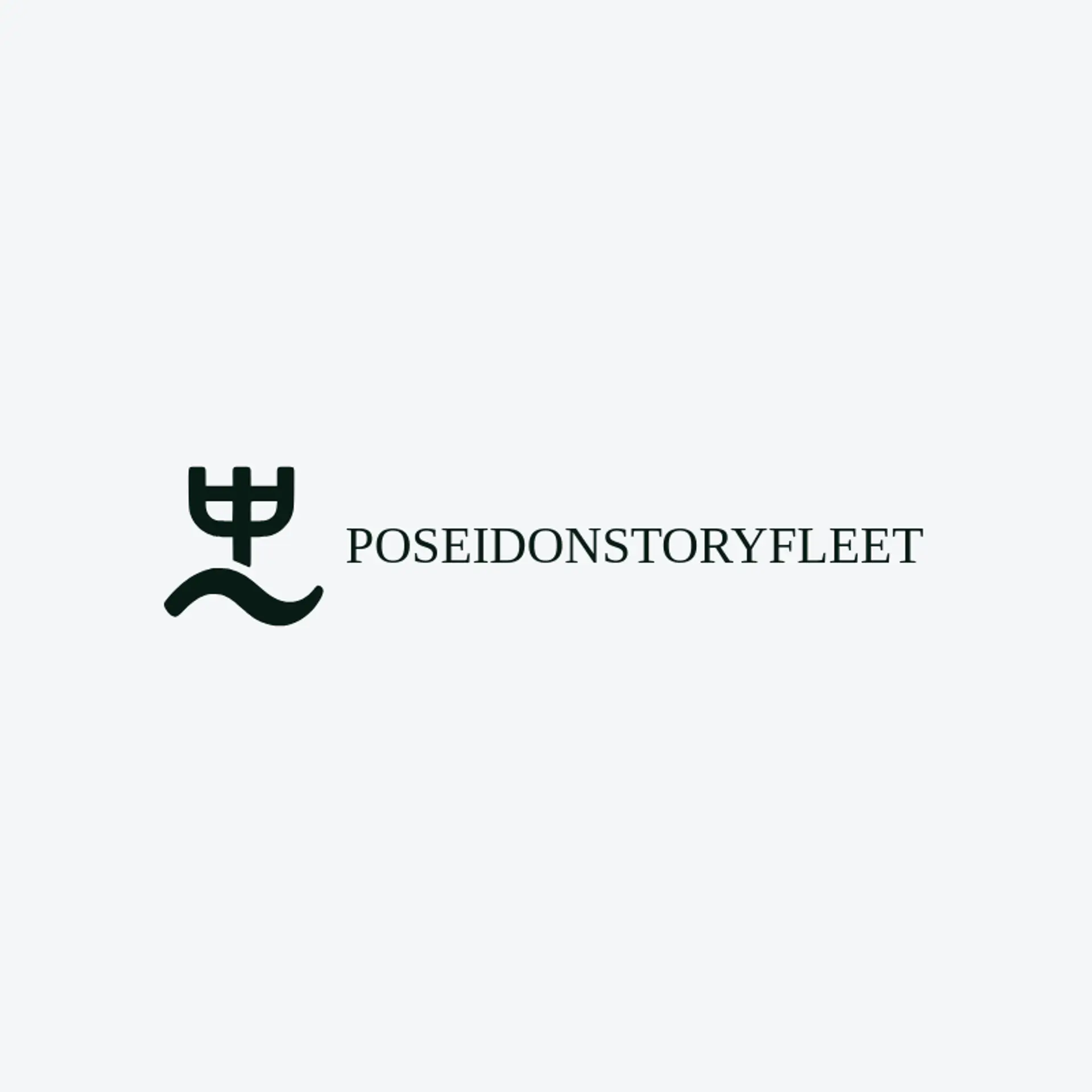 Poseidon Story Fleet logo for greek mythology