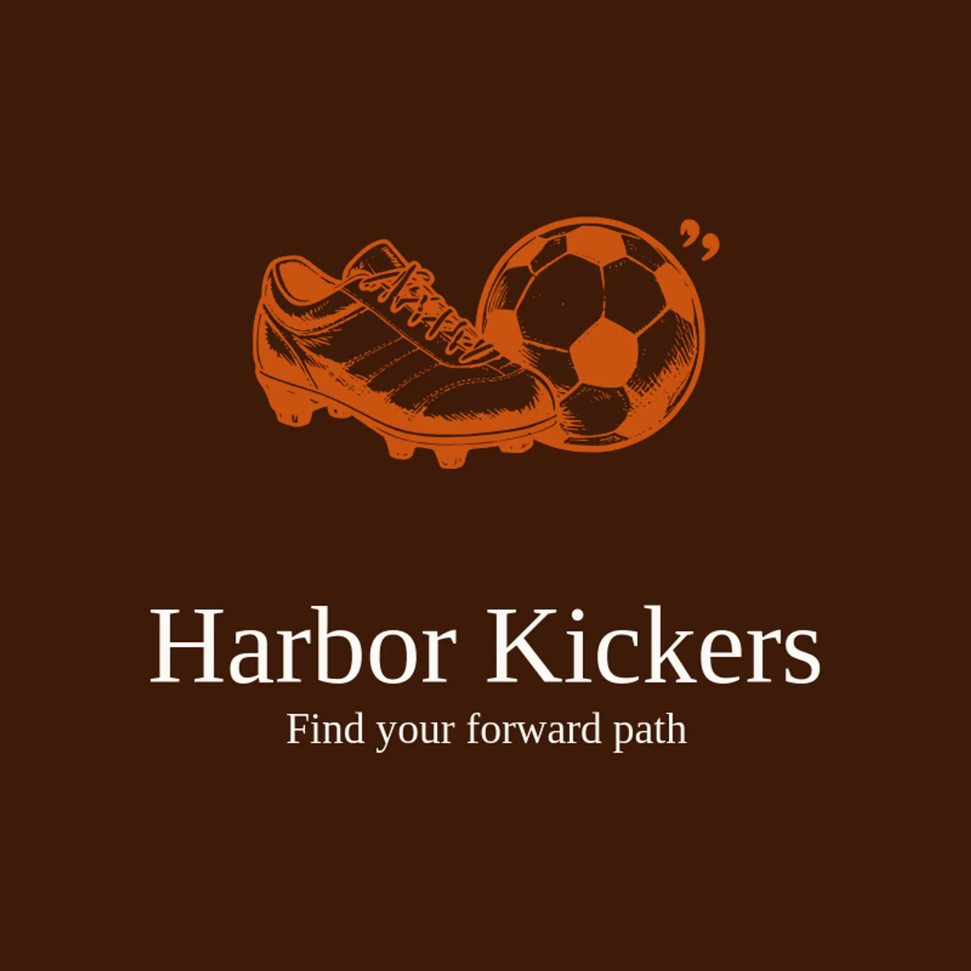 Harbor Kickers logo for soccer ball