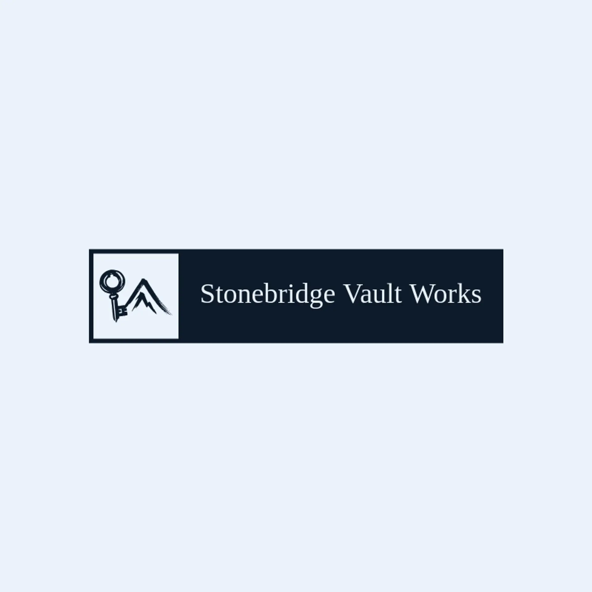 Stonebridge Vault Works logo for vault