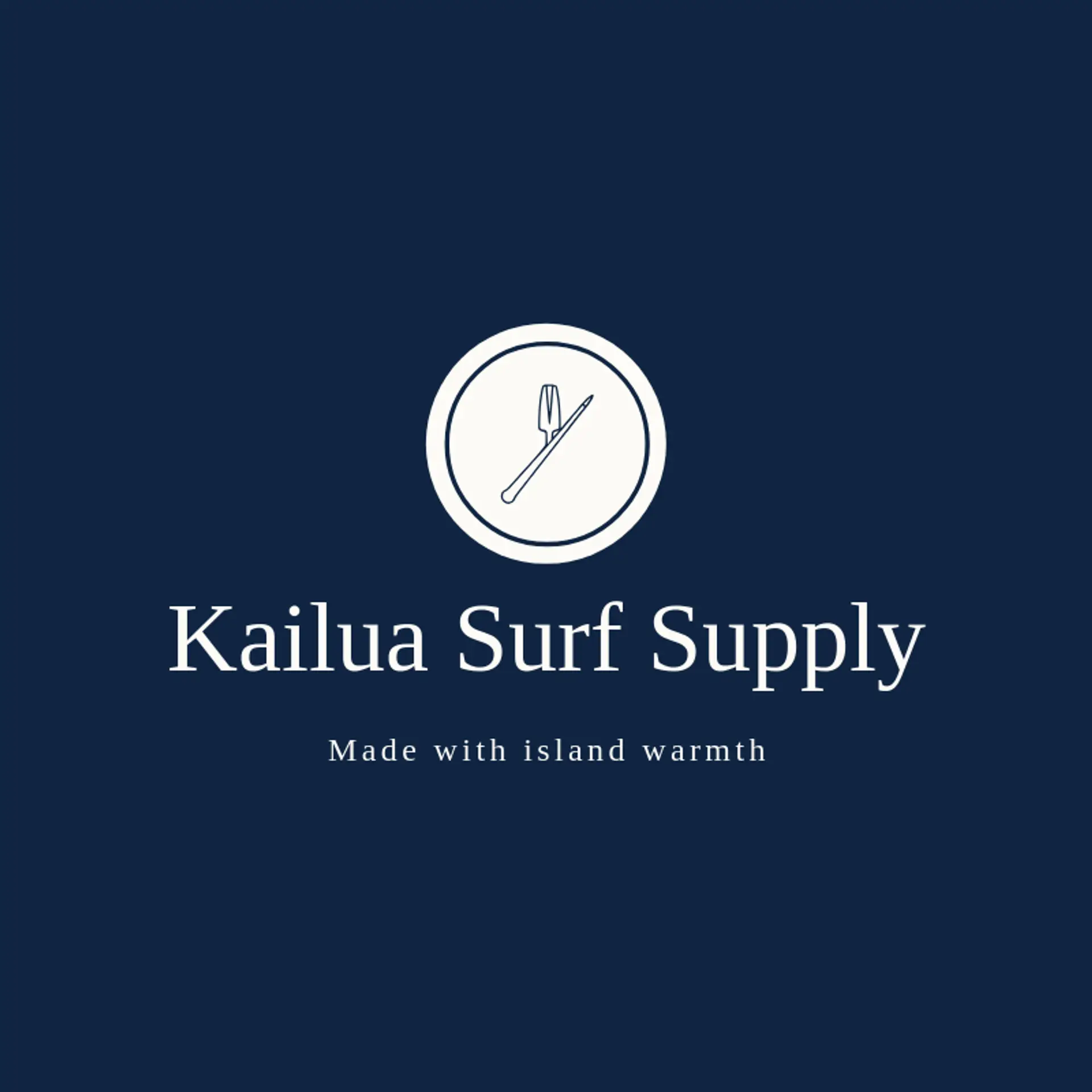 Kailua Surf Supply logo for hawaiian