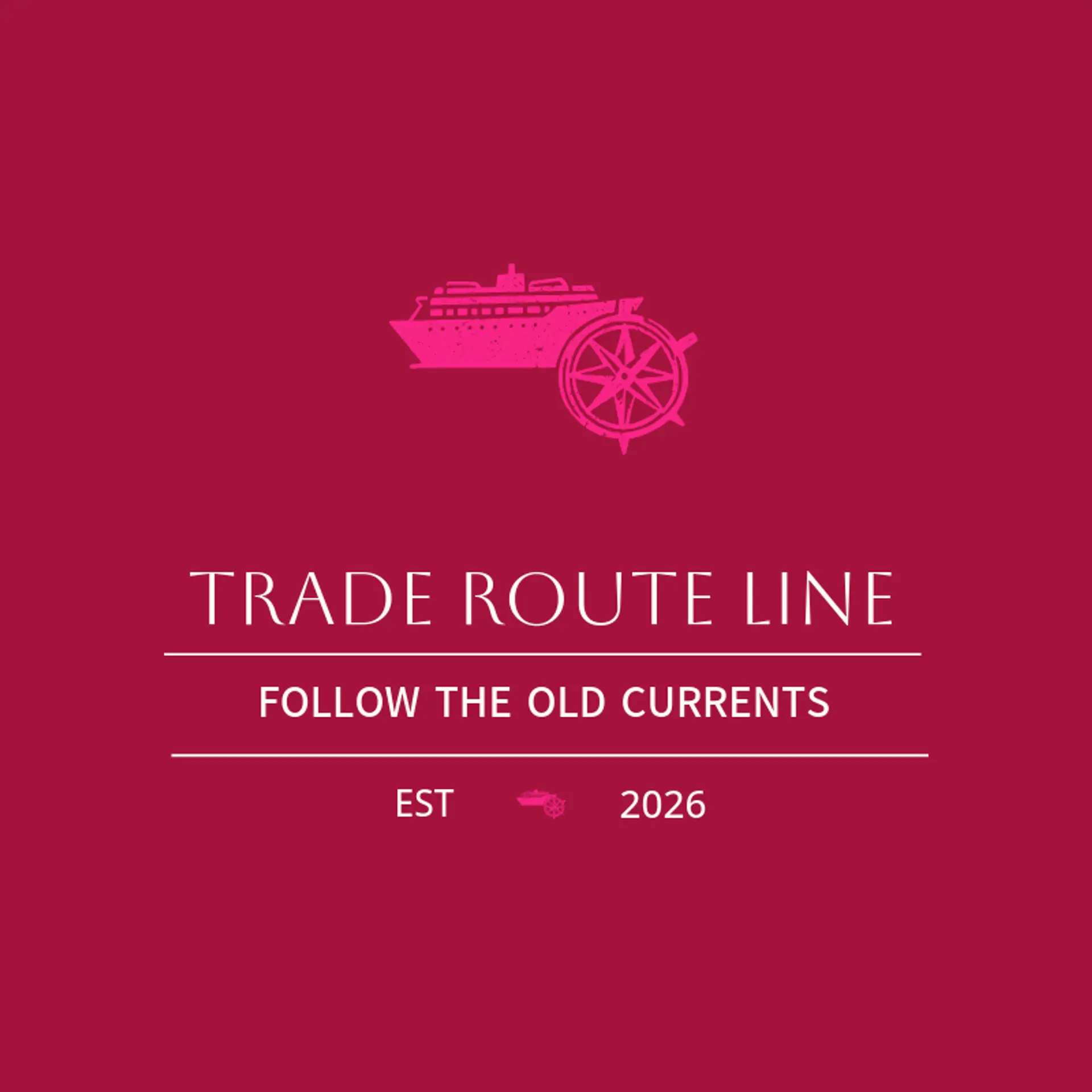 Trade Route Line logo for cruise