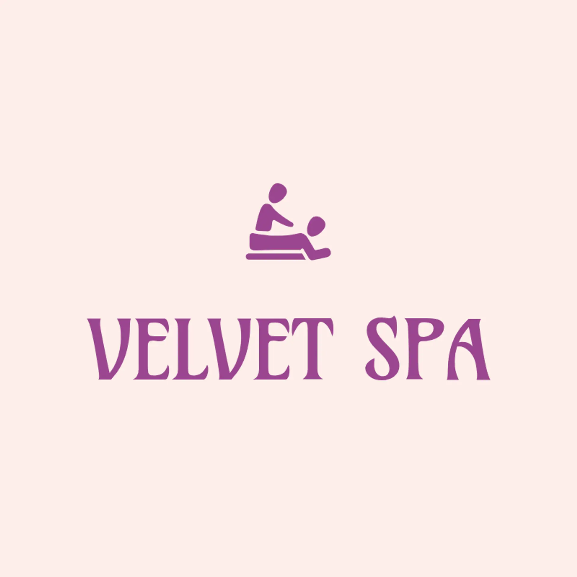 Velvet Spa logo for beauty spa