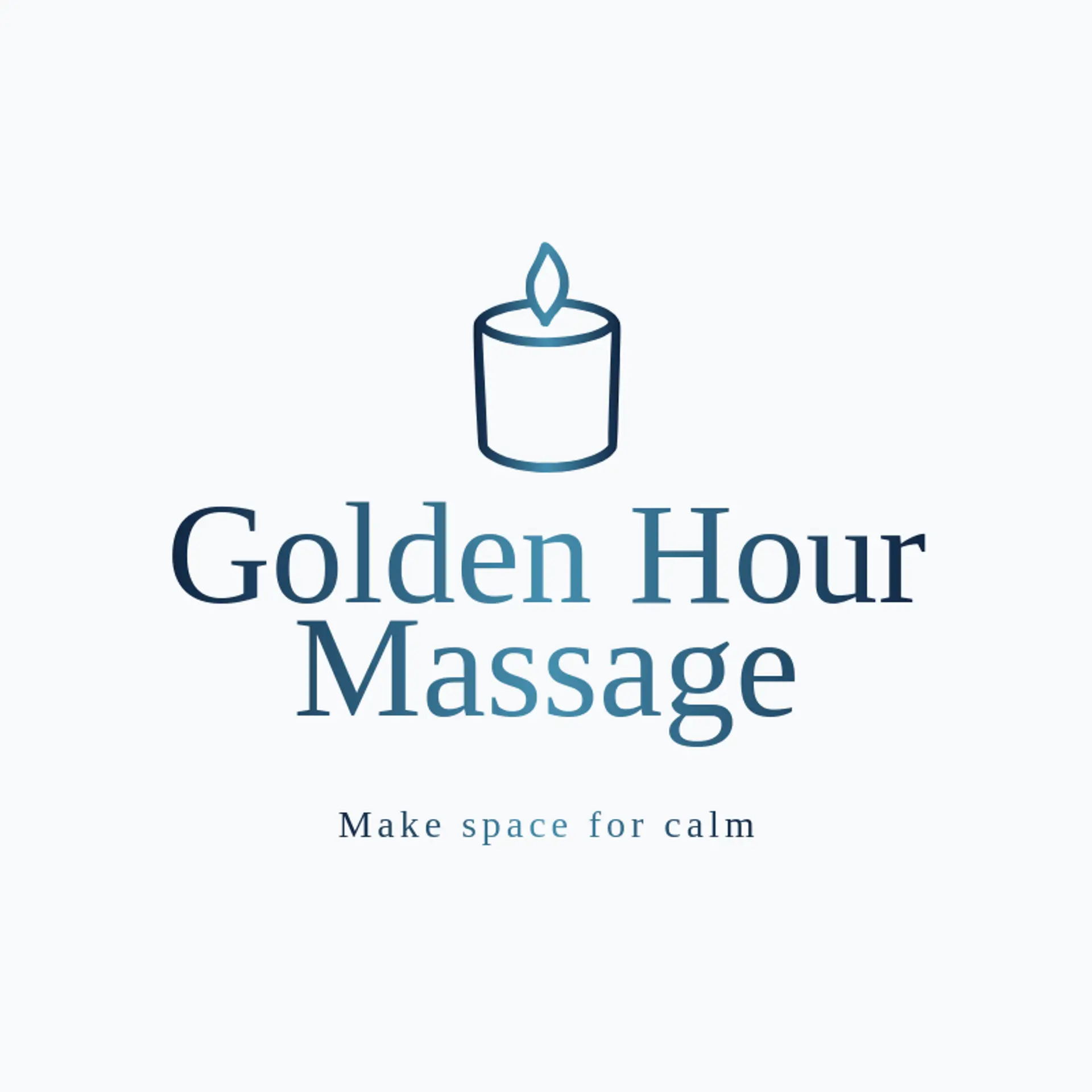 Golden Hour Massage logo for massage