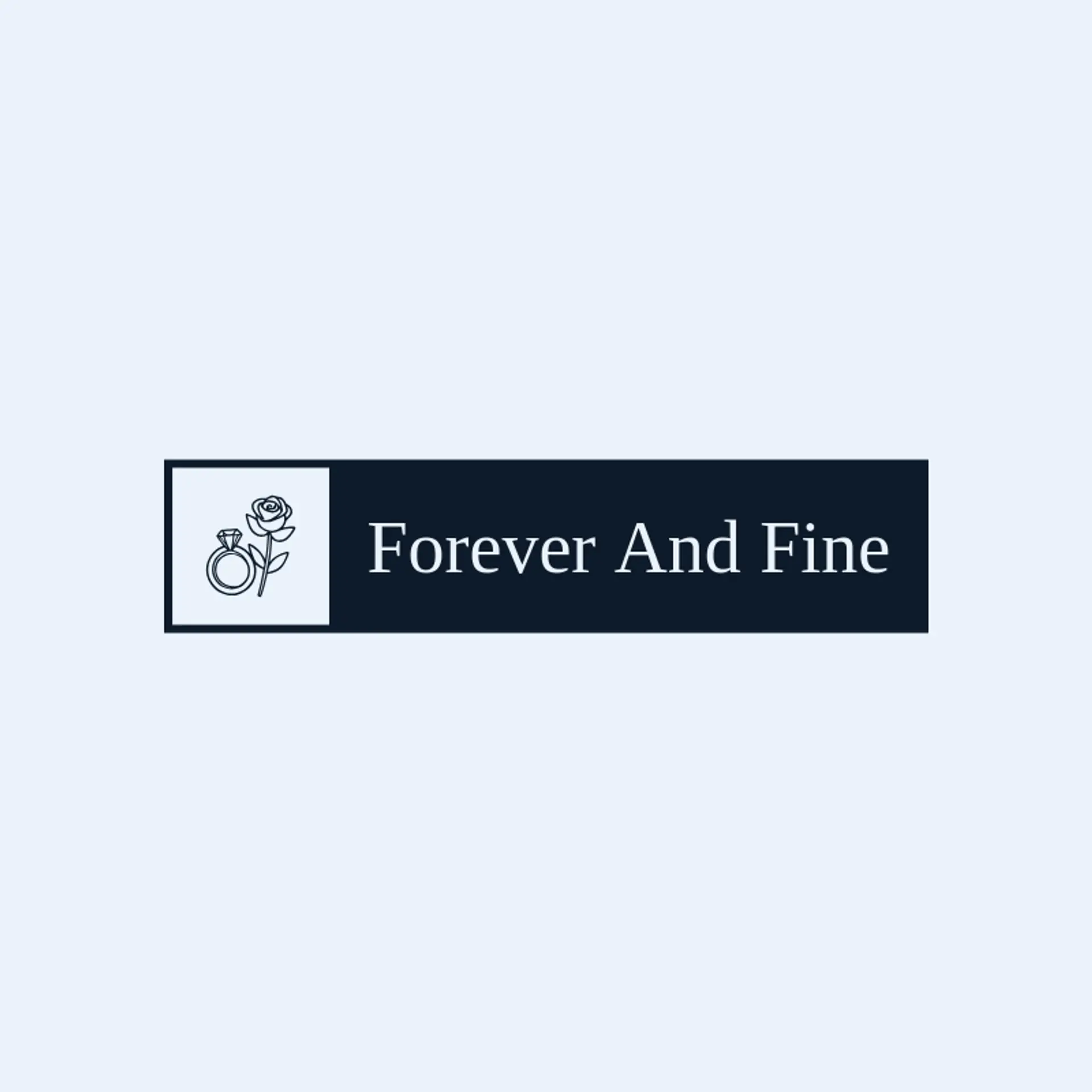 Forever and Fine logo for lover