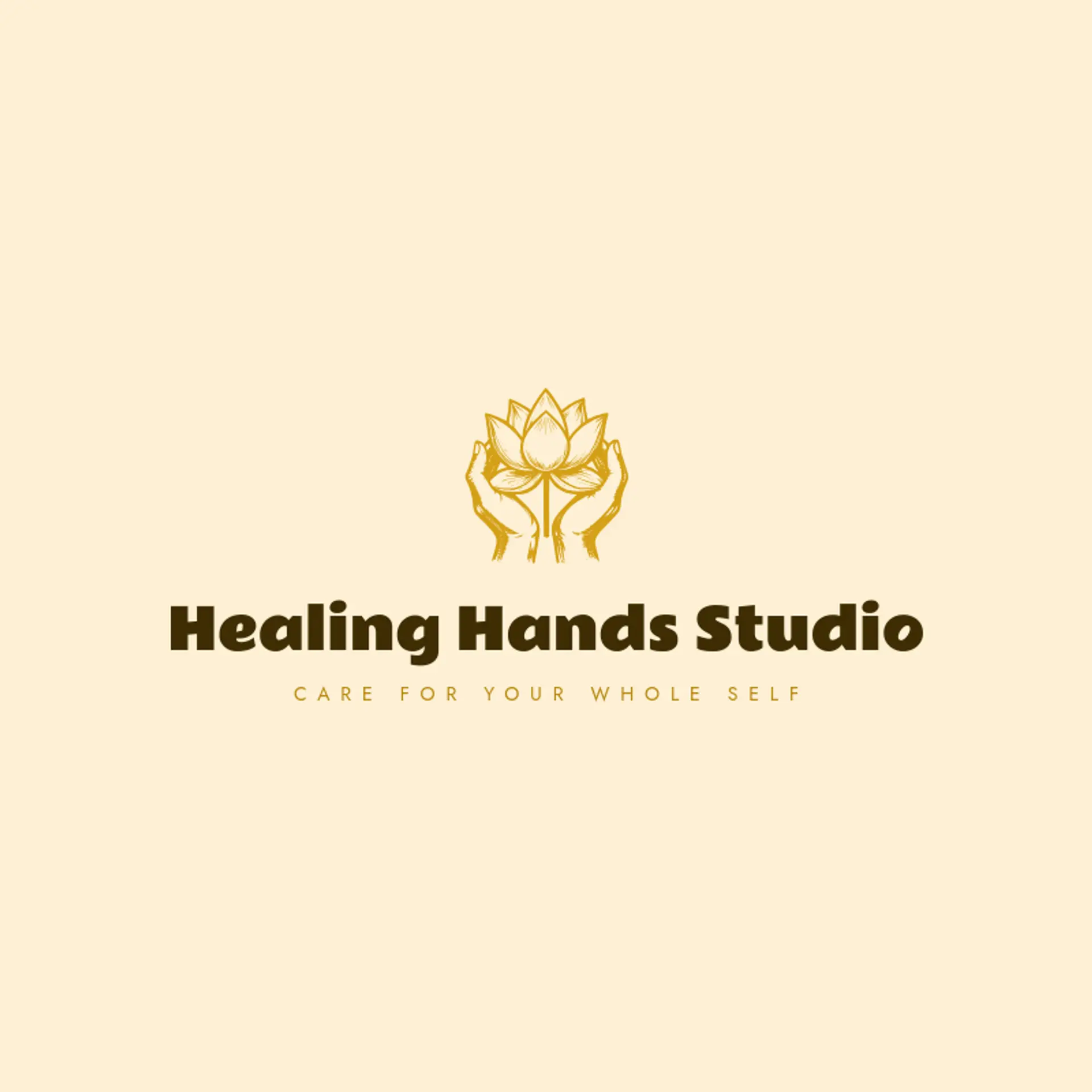 Healing Hands Studio logo for ayurvedic