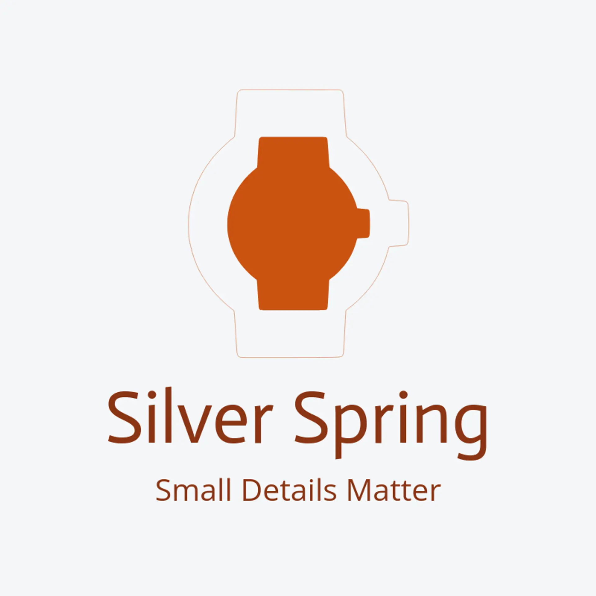 Silver Spring logo for watch