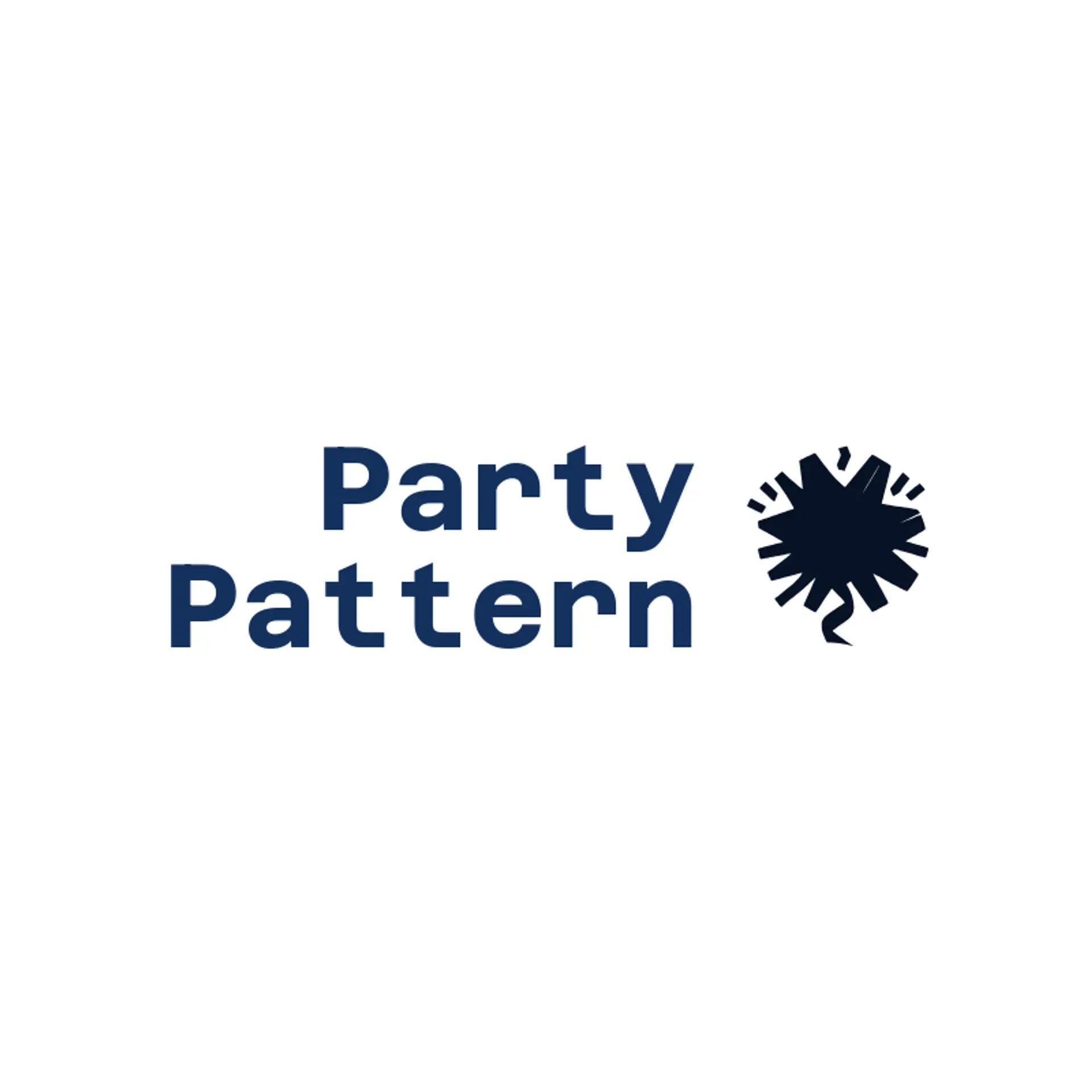 Party Pattern logo for event