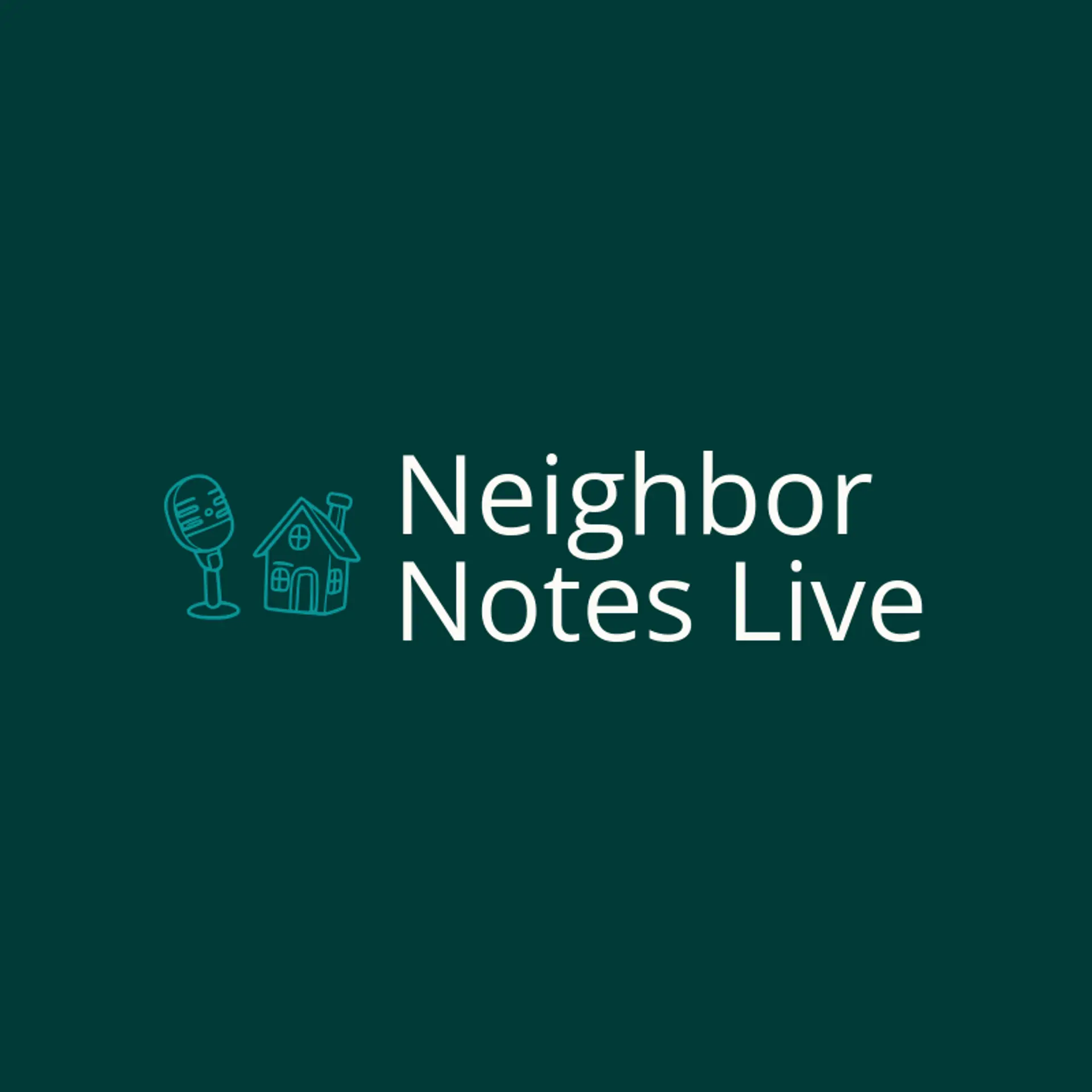 Neighbor Notes Live logo for talk show