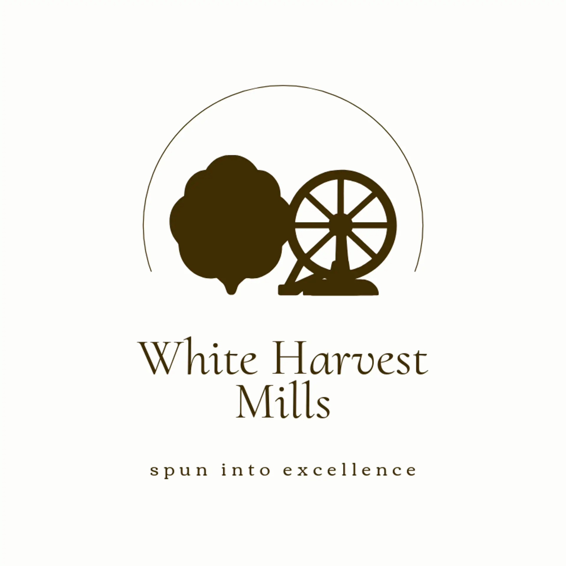 White Harvest Mills logo for cotton