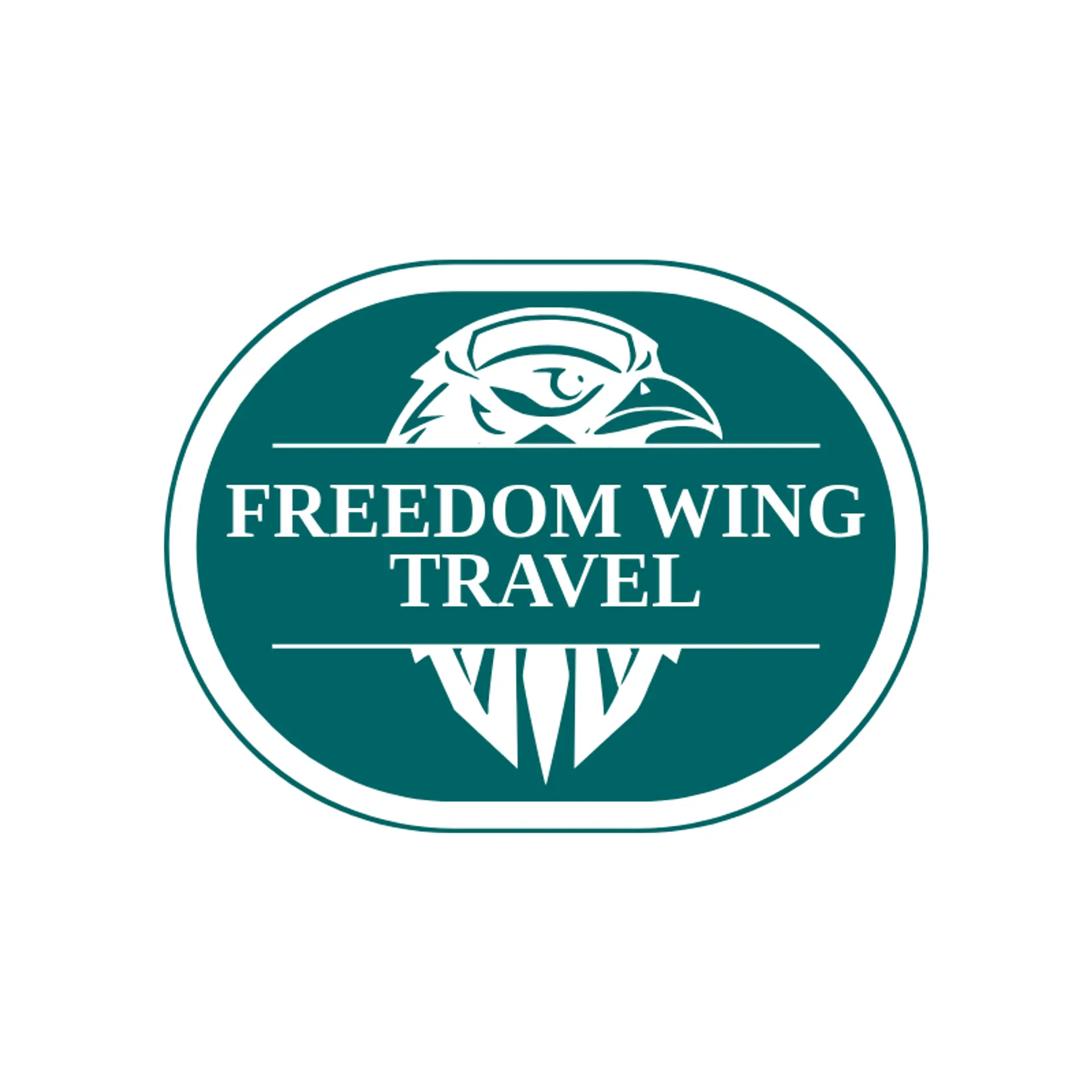 Freedom Wing Travel logo for falcon