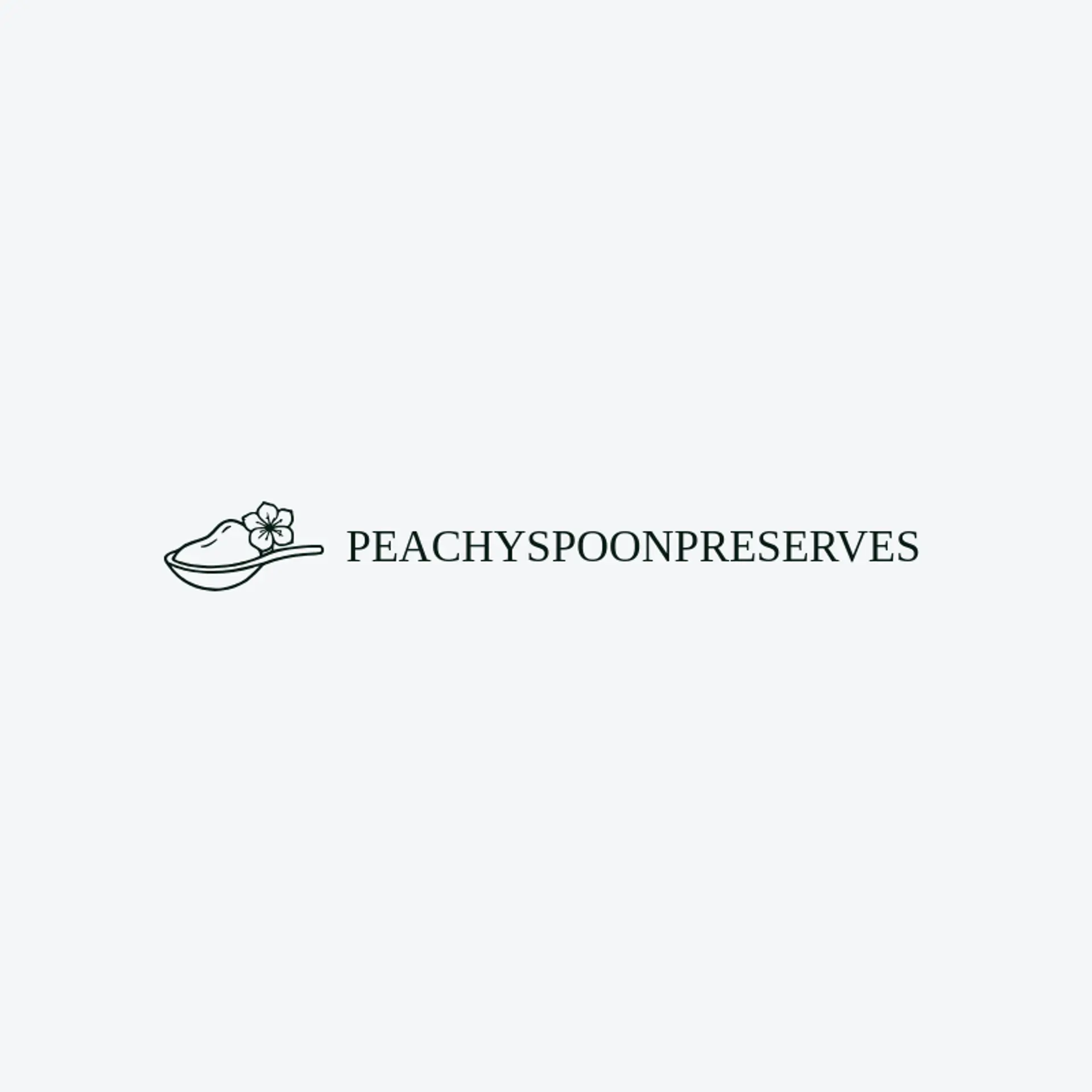 Peachy Spoon Preserves logo for jelly