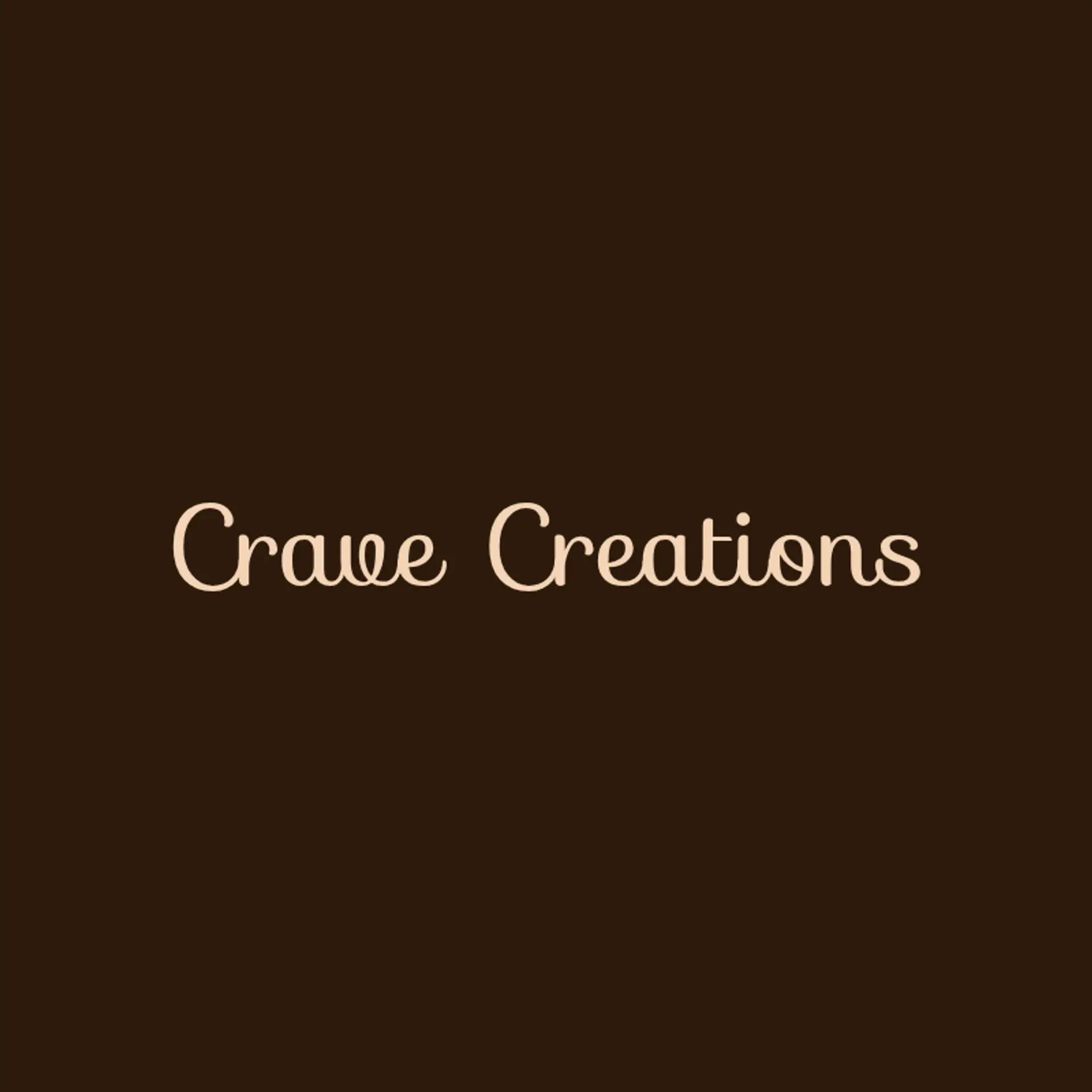 Crave Creations logo for cake