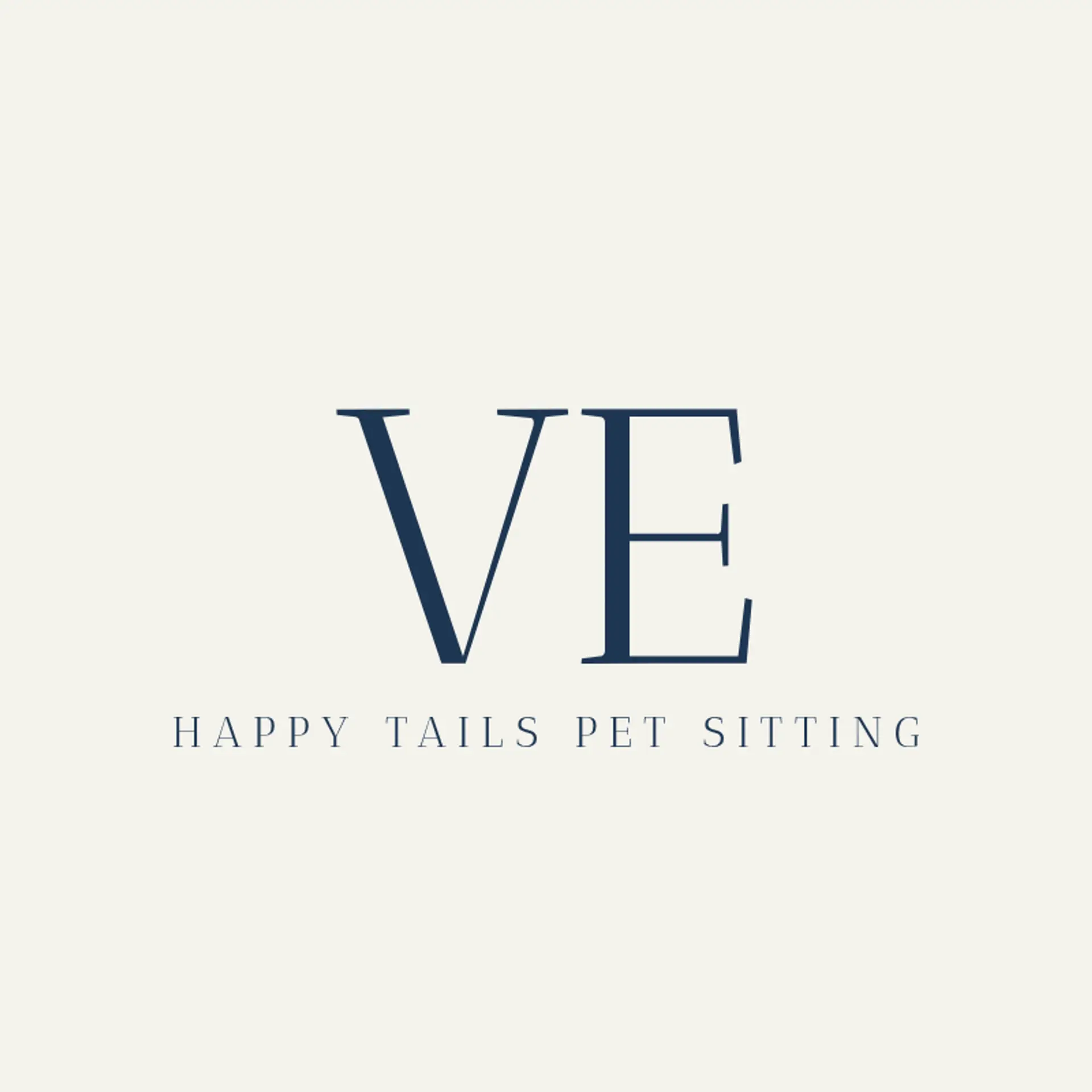 Happy Tails Pet Sitting logo for pet sitting