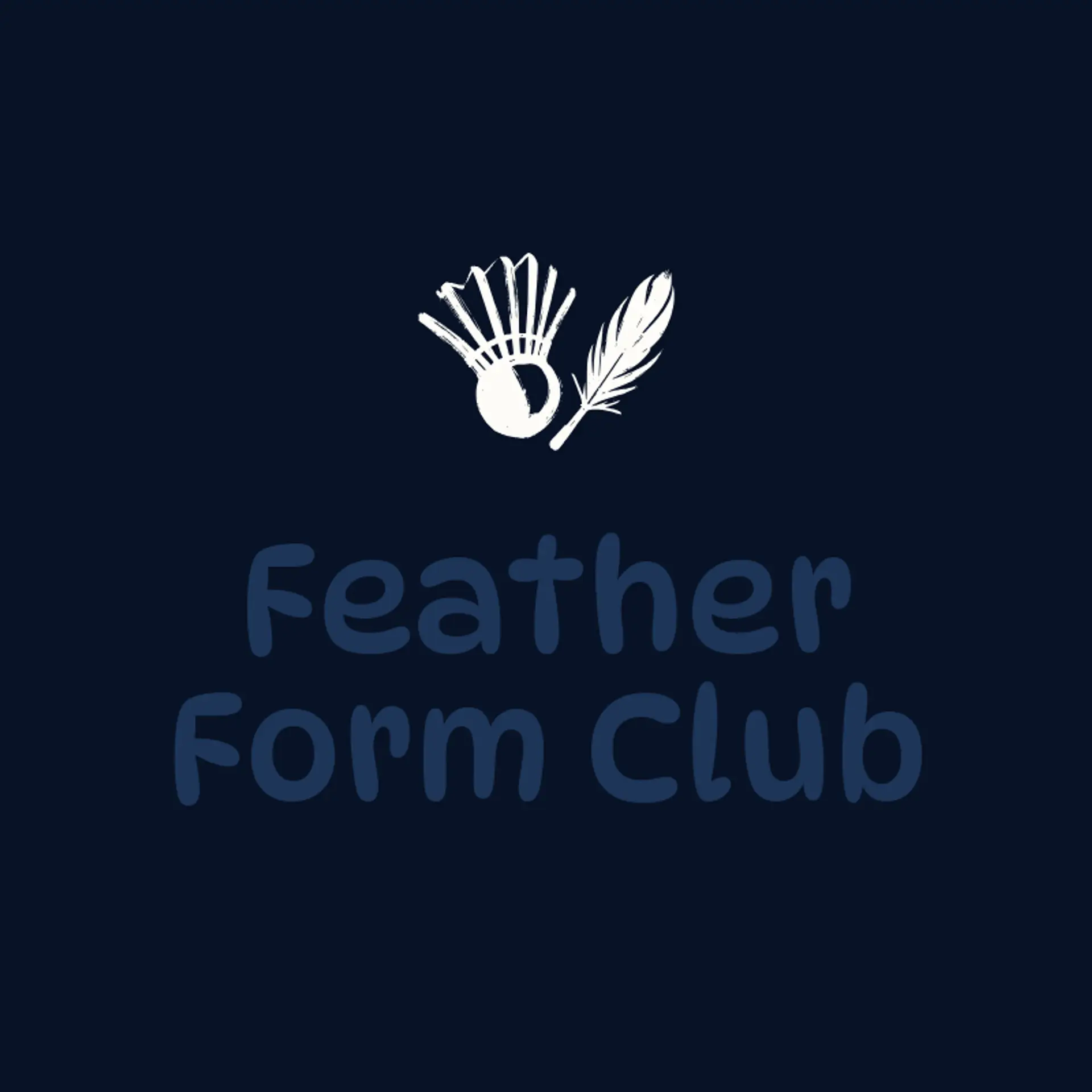 Feather Form Club logo for badminton