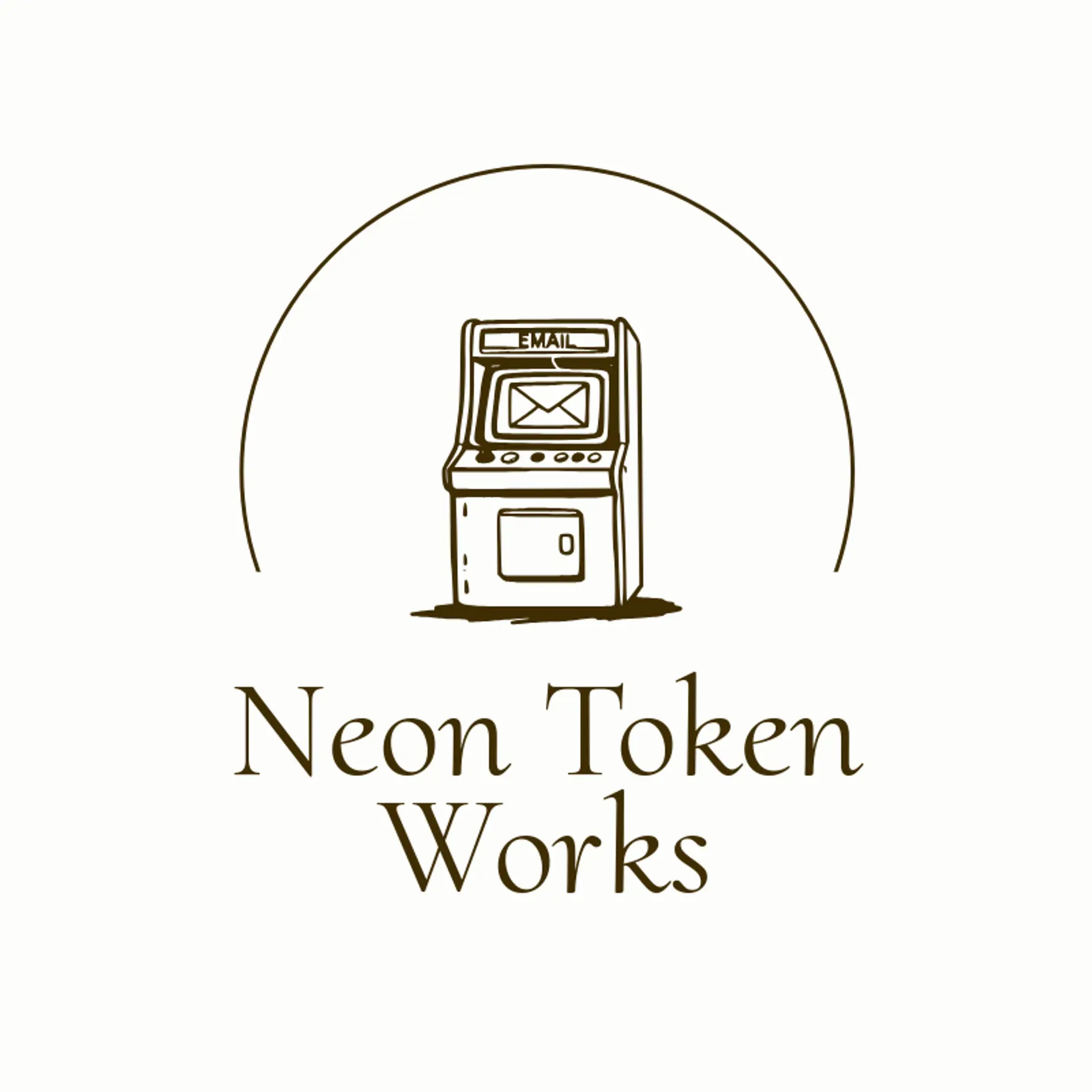 Neon Token Works logo for arcade