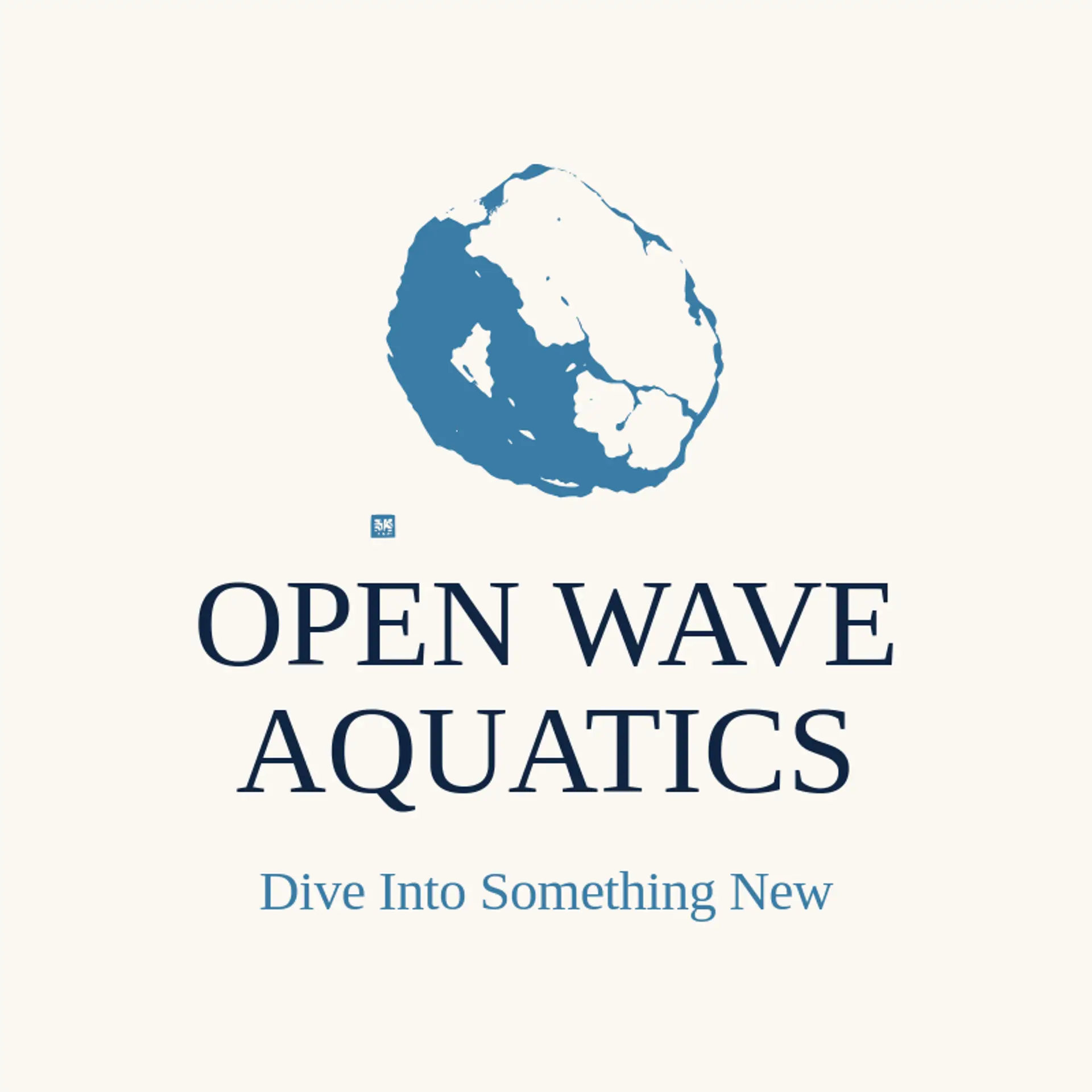 Open Wave Aquatics logo for splash
